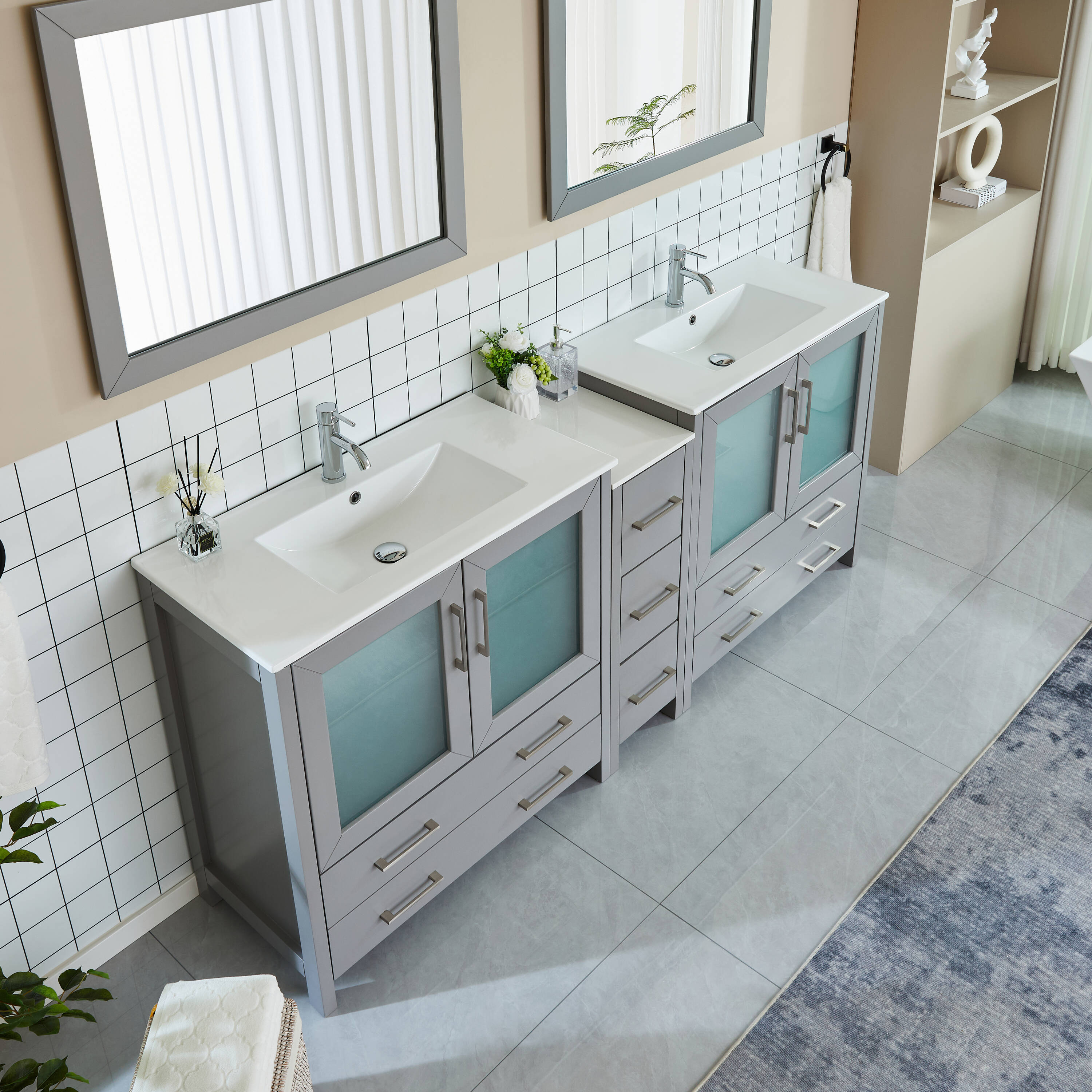 Vanity Art VA3036-84G Bath-Vanity-Combo - View #9