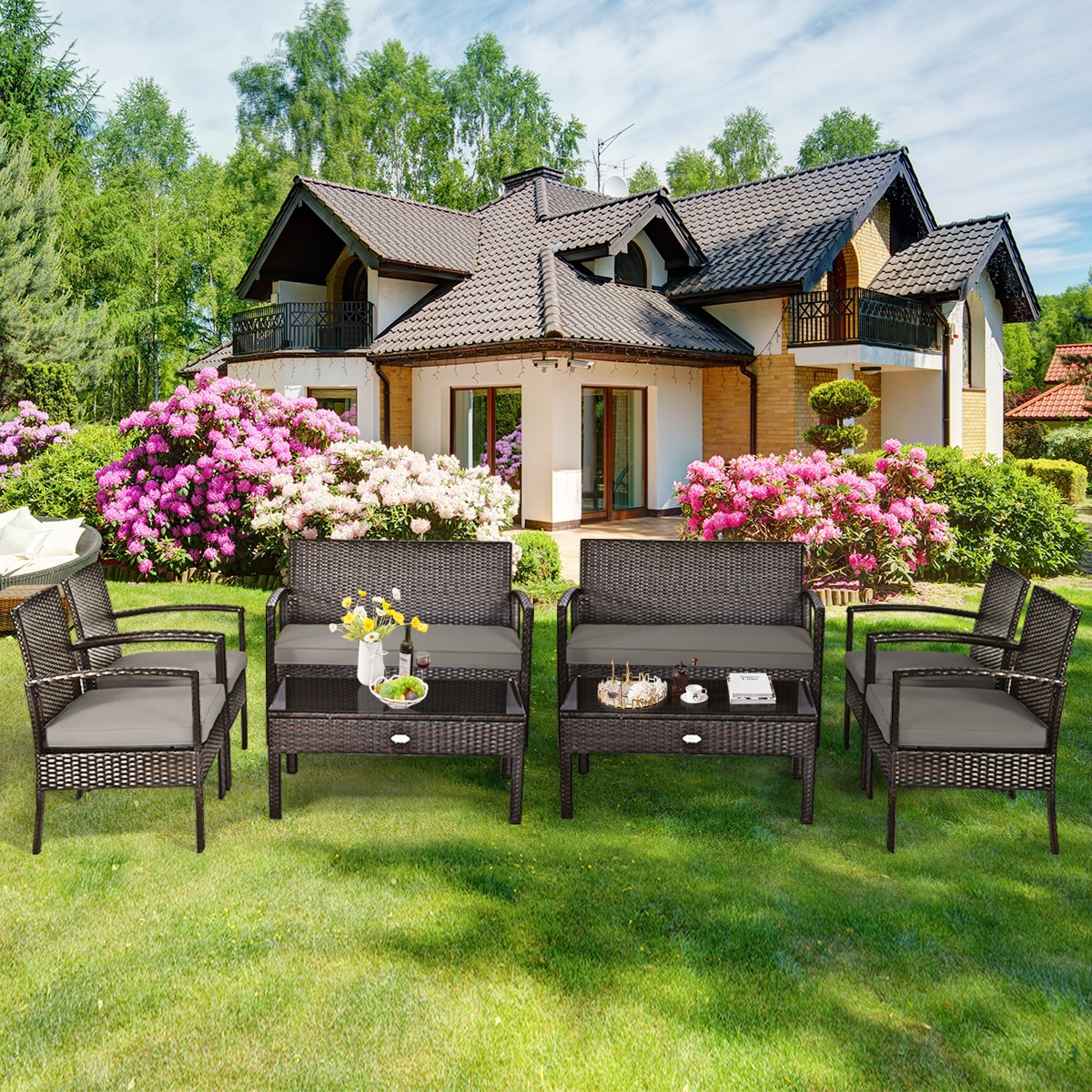 Clihome CWCH-HW63AD755 Patio-Conversation-Sets - View #2