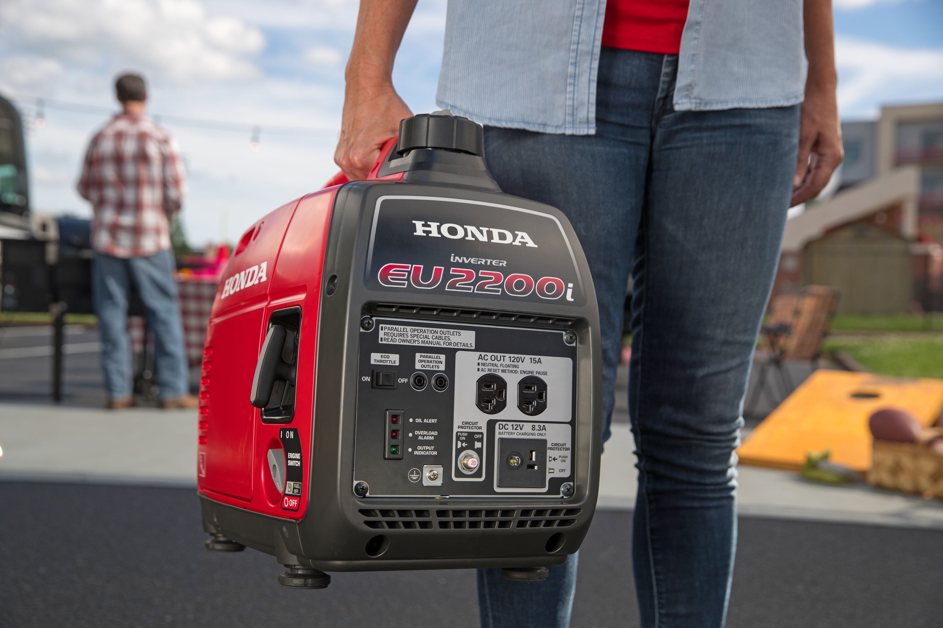 Honda Eu2200I 2200-Watt Gasoline Portable Inverter Generator at Lowes.com