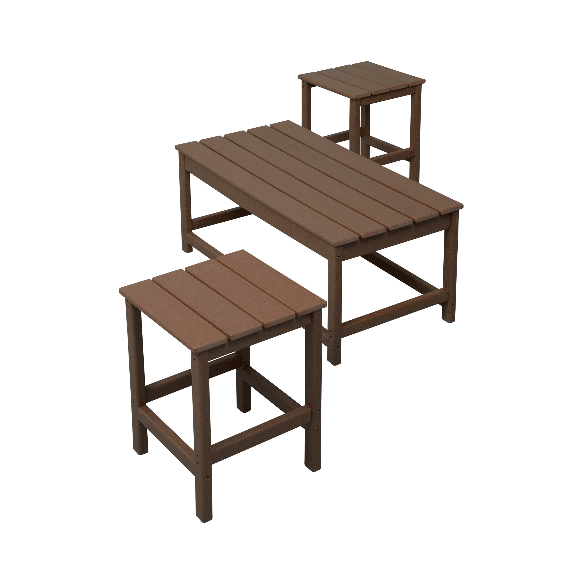 Westin Furniture 2001-CT-CS2-DKBR Laguna Rectangle Coffee 17.5-in W x 35.3-in L