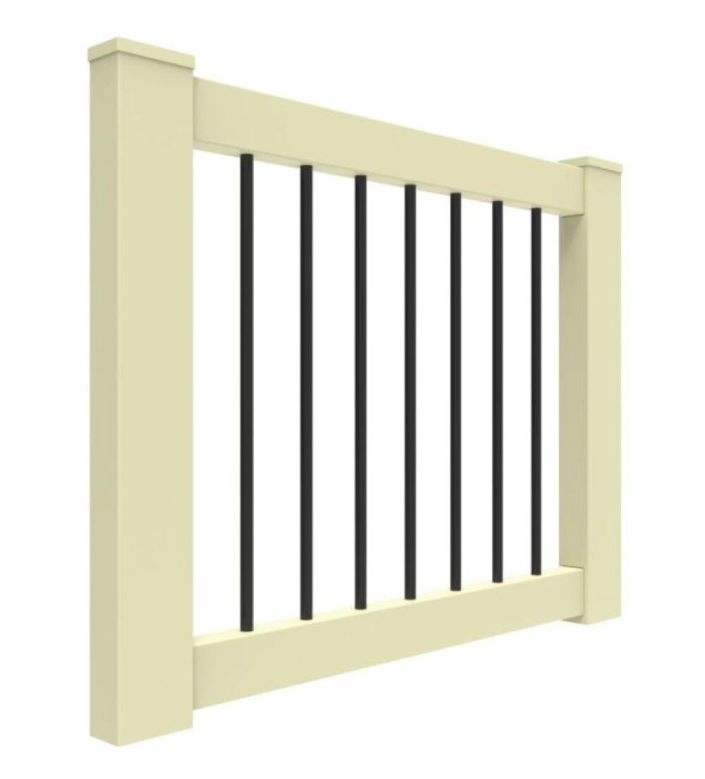 Capital Railing VRGATELALT 36 x 36 Tan Vinyl Deck Rail Kit