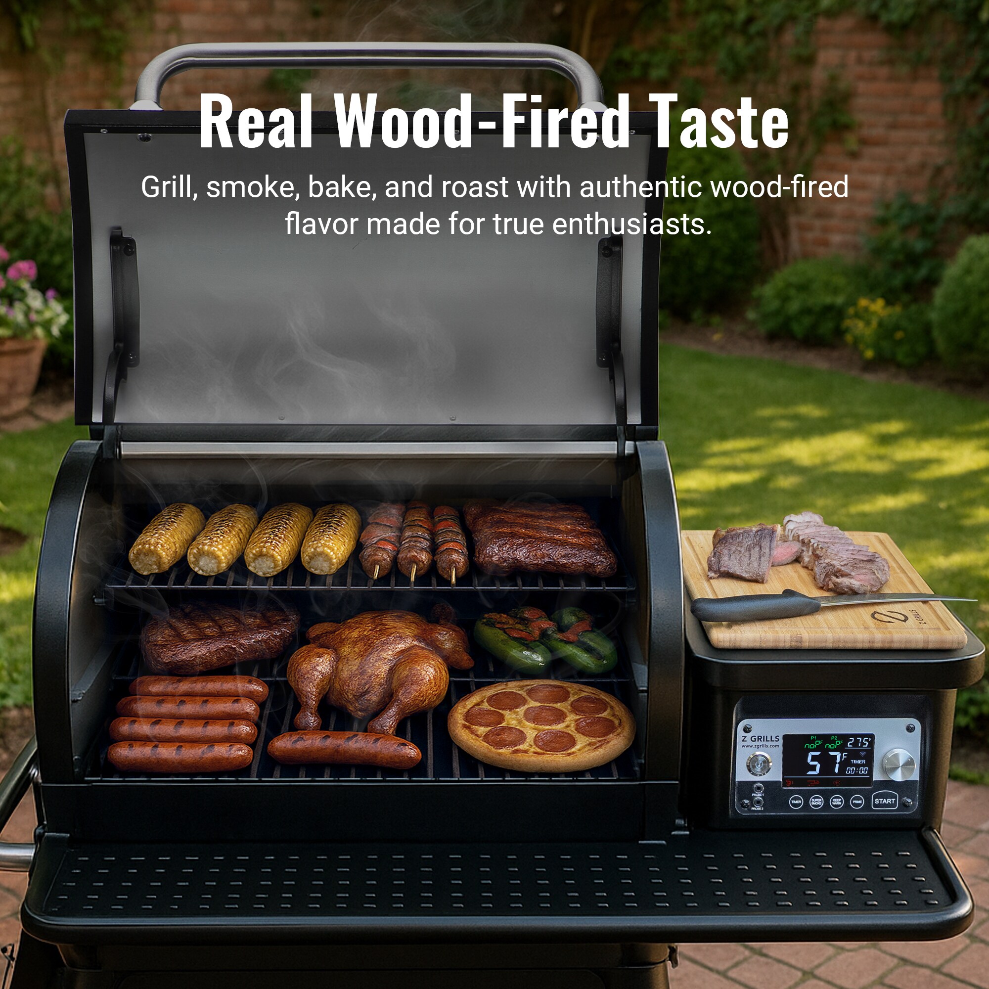 Z GRILLS ZPG-7052BWIFI Pellet-Grills - View #8