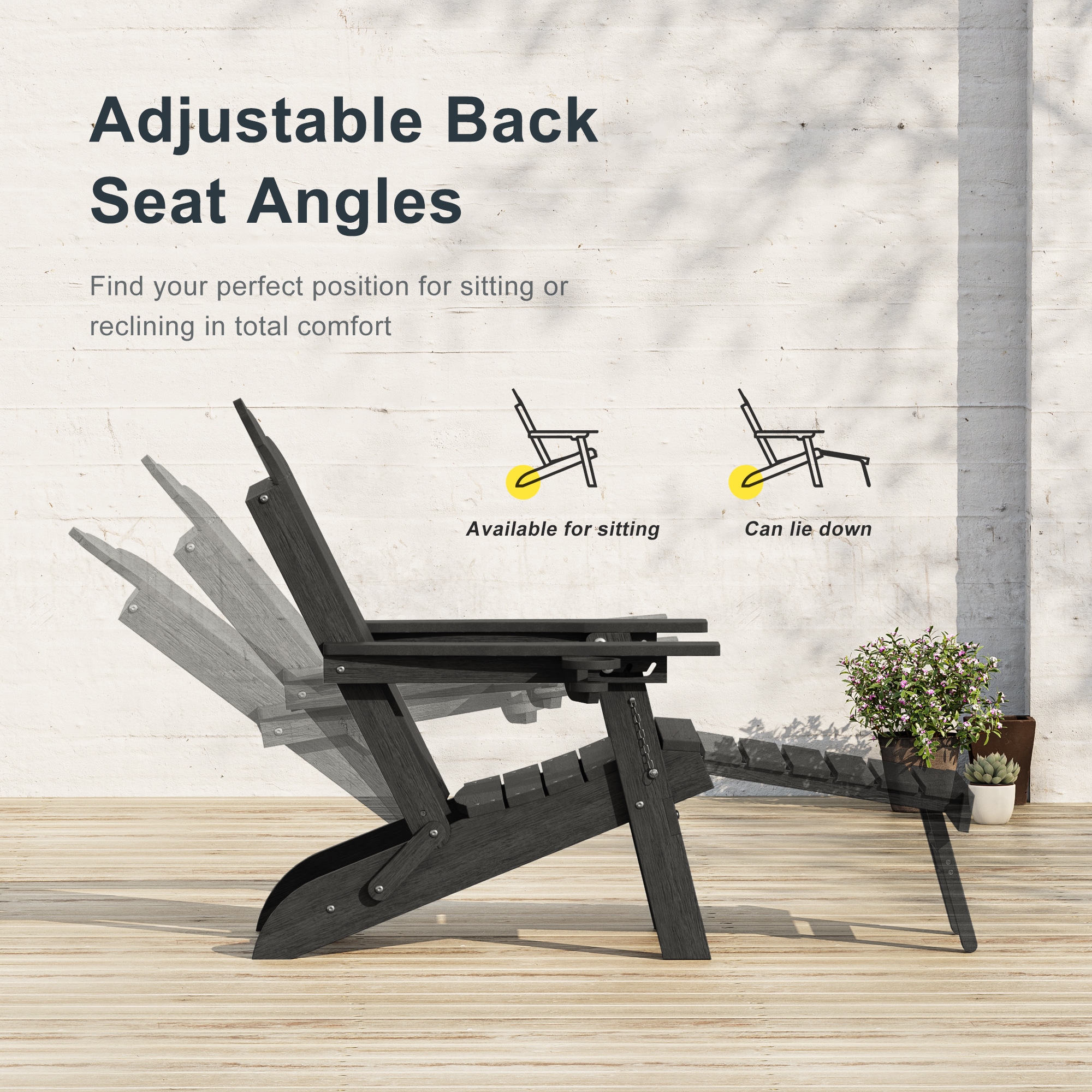 Sonkuki SD-RC-61-BK Patio-Chairs - View #5