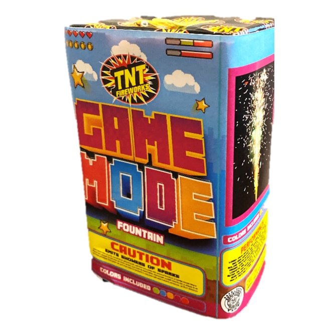TNT Fireworks Game Mode Fireworks SSS Fountain - Showers of Sparks in  Multiple Colors - 1 Fountain Included in the Fireworks department at