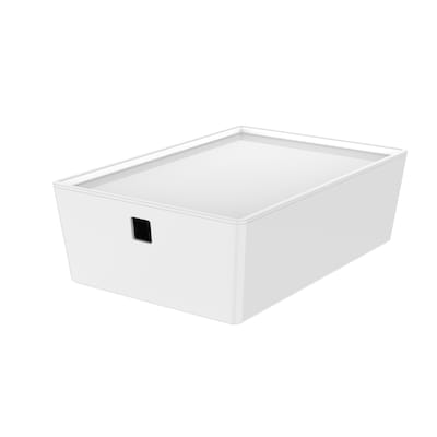White Plastic Storage Containers at