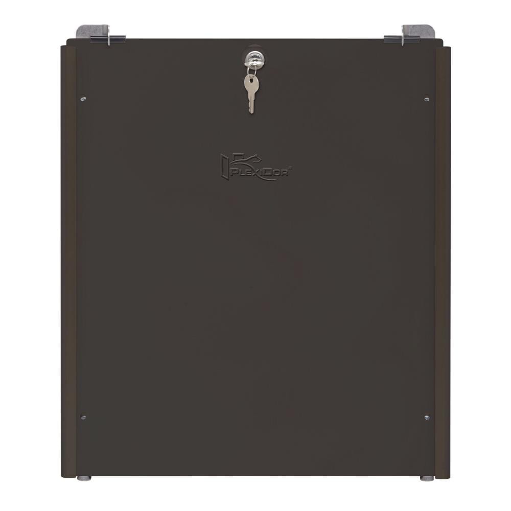 PlexiDor PD SLD TRK LG BR Bronze Aluminum Large Pet Door Wall Kit