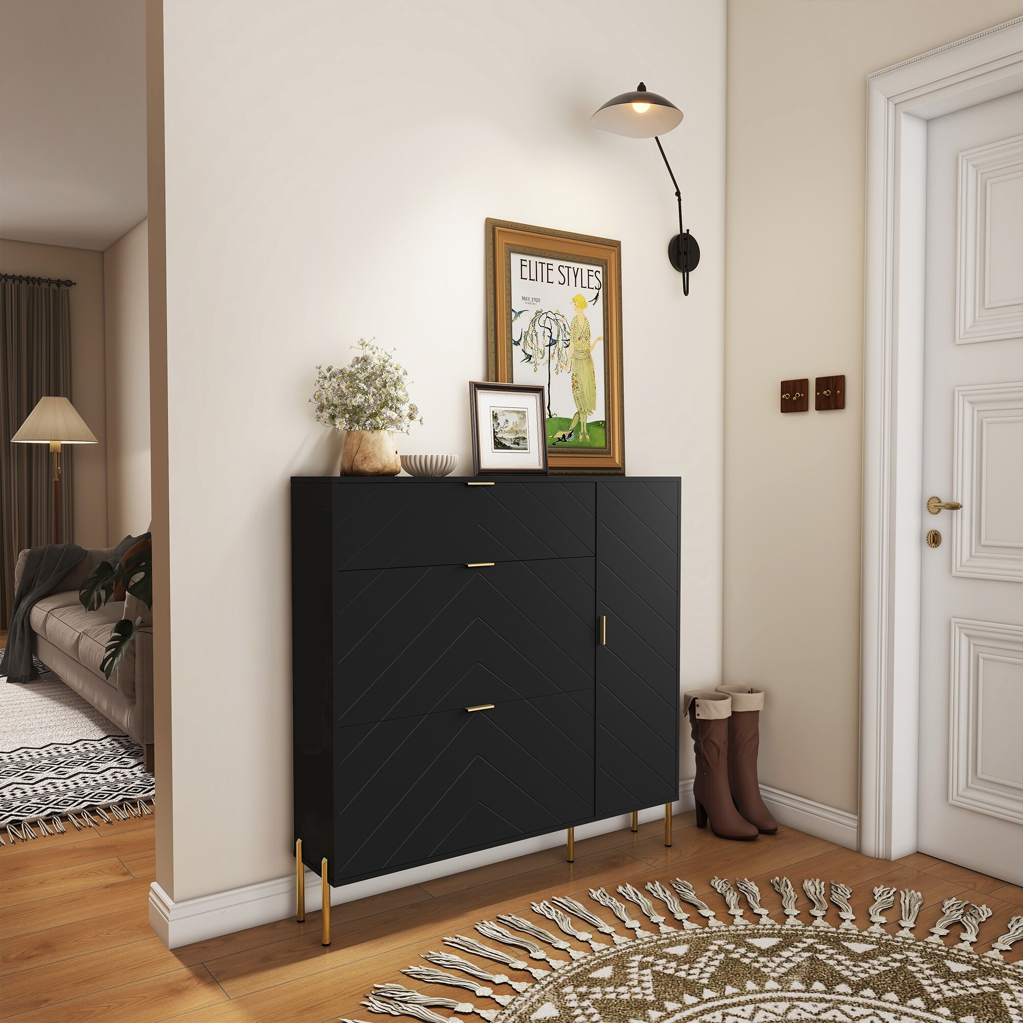 Clihome CL02WR02BK Shoe-Racks - View #6