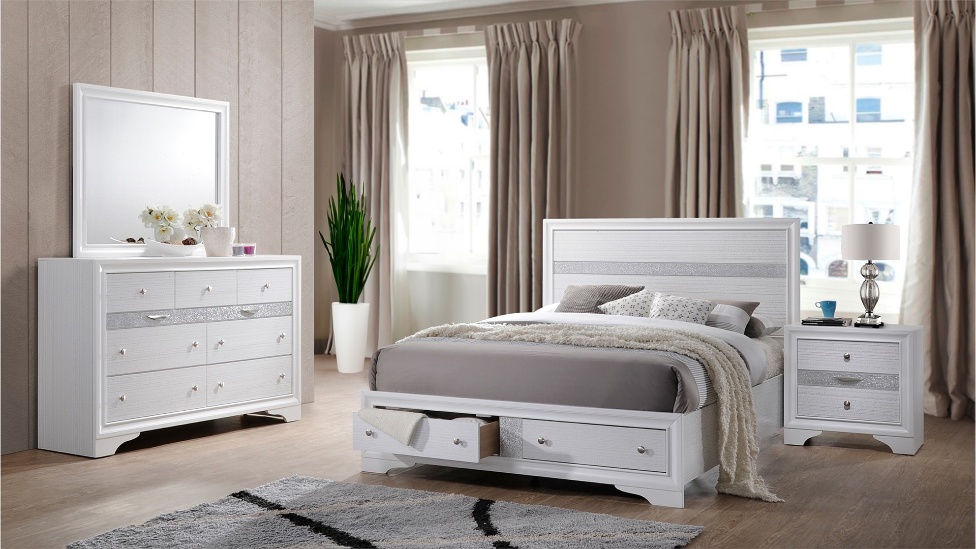 Bedroom Sets Color/Finish Family White
