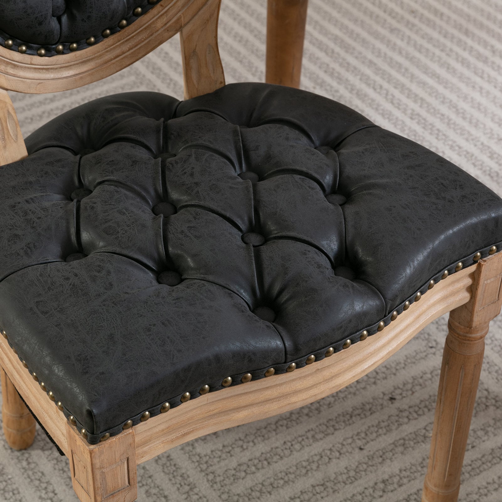 Hrinhom HC-W7004-BLACK Dining-Chairs - View #5