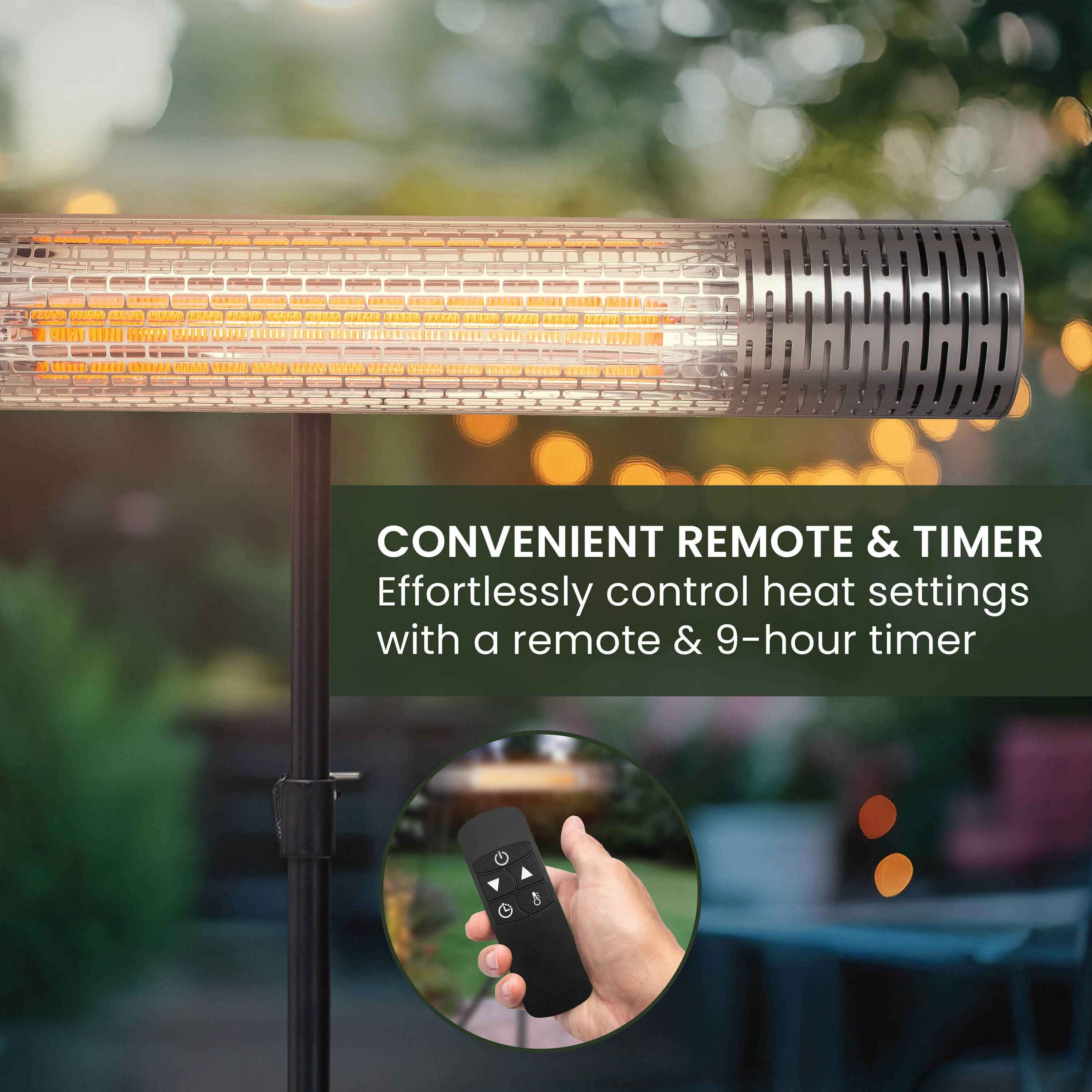 Hanover HAN1031IC-SLV Outdoor-Electric-Patio-Heaters - View #4