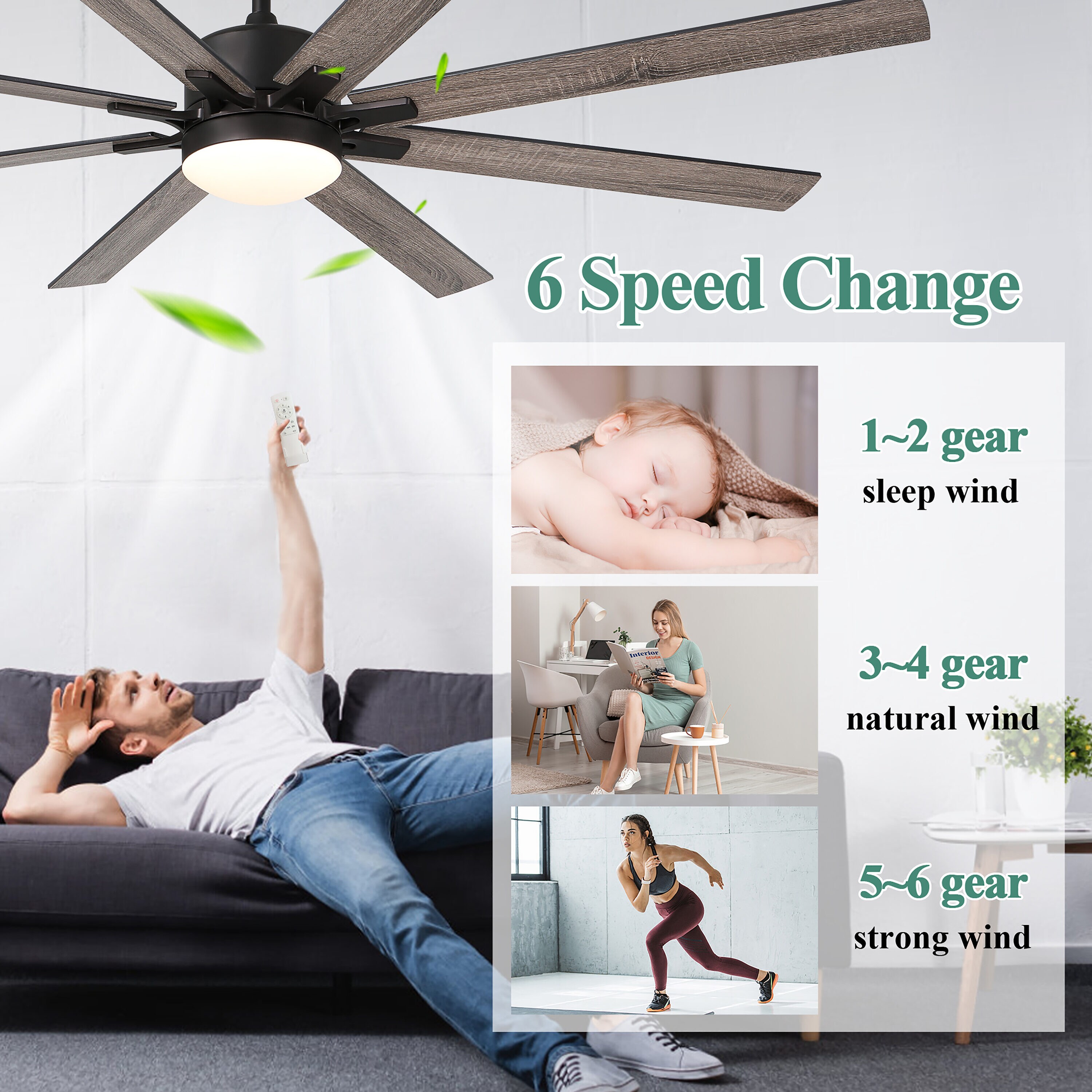Cusp Barn CS72P08 Ceiling-Fans - View #3