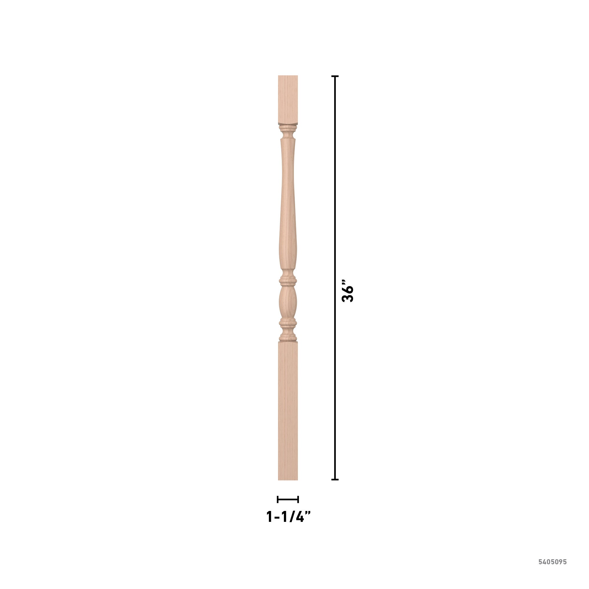 L.J. Smith Stair Systems LJP-2405-M 36 Interior-Stairpart-Balusters - View #4