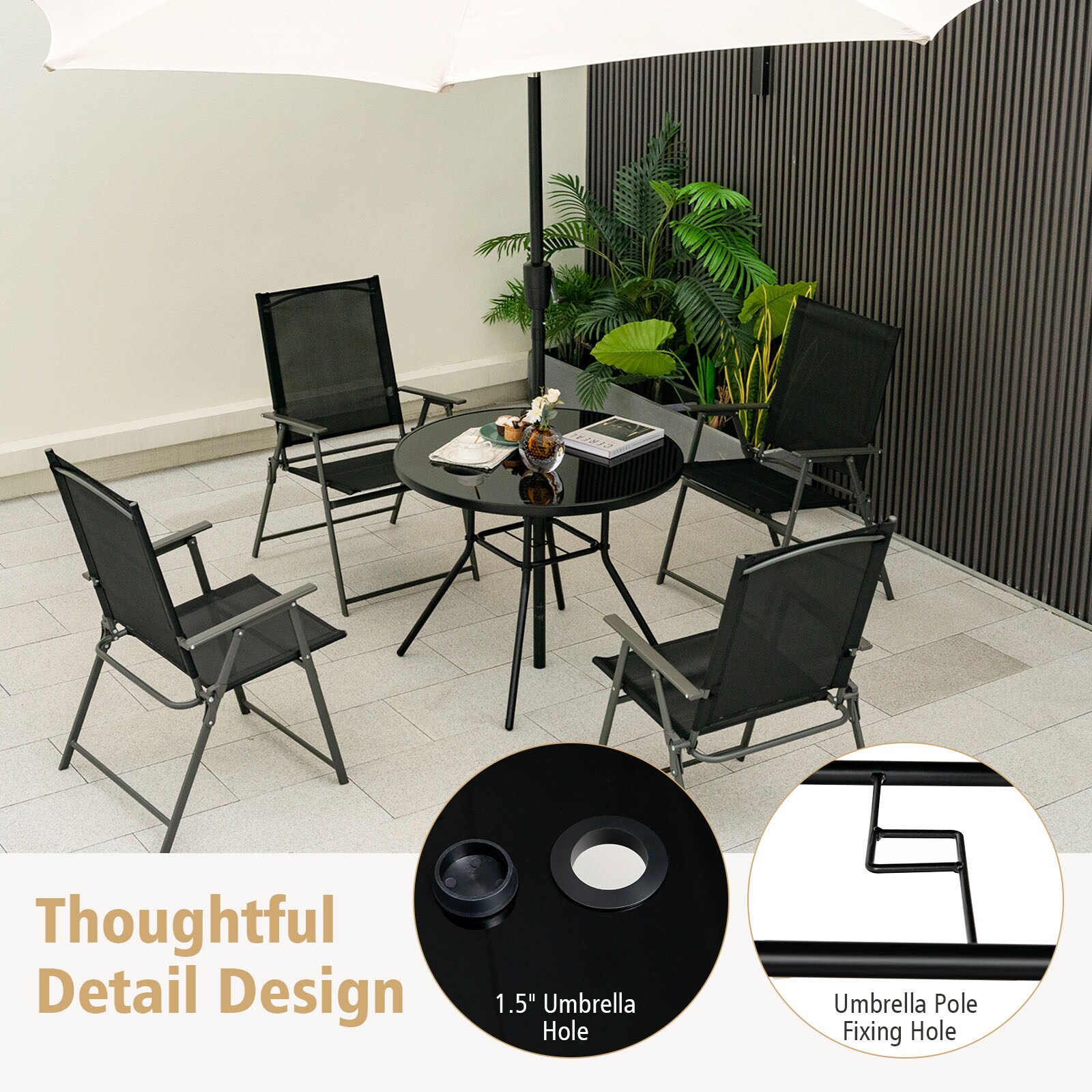 WELLFOR TDJN10207-12 Patio-Tables - View #7