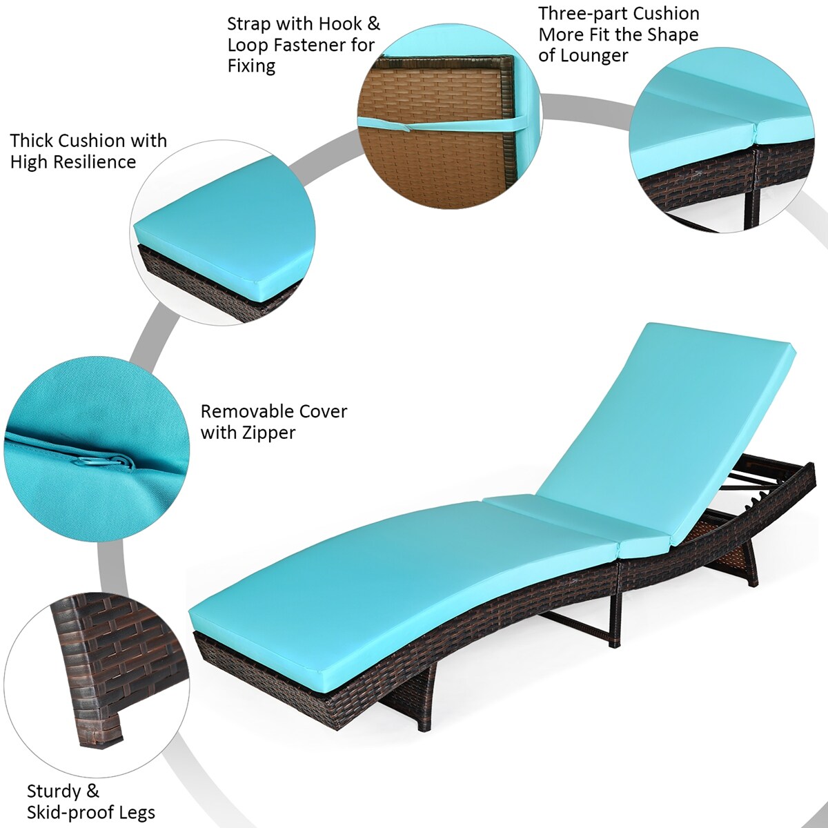 Costway OP70693TU Patio-Chairs - View #8