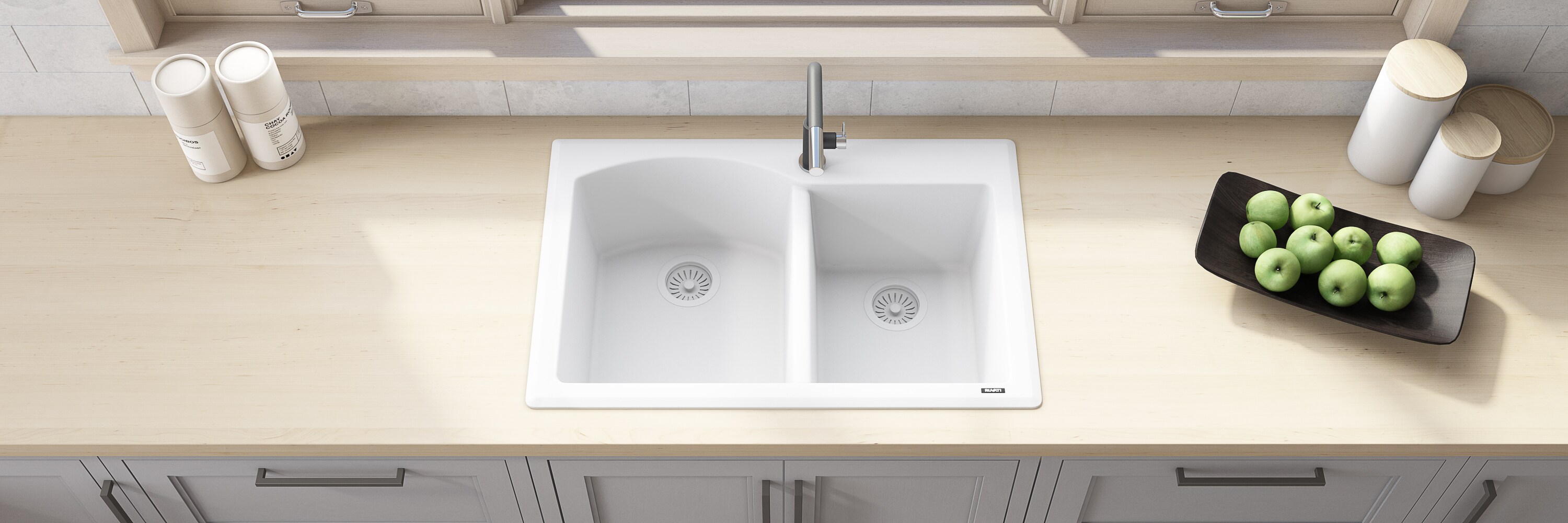 Ruvati RVG1344WH Kitchen-Sinks - View #9
