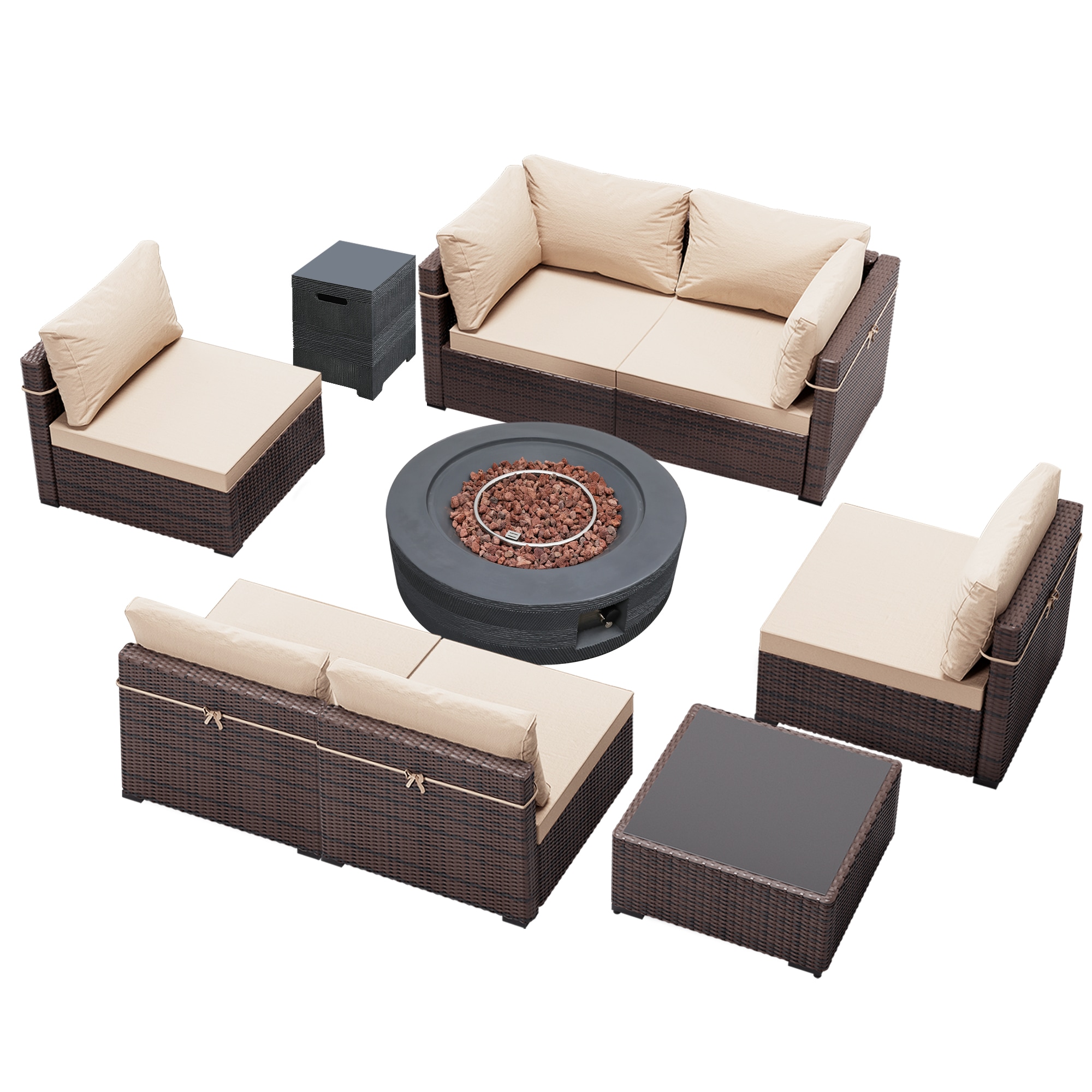 UPHA PL-2CZ-42XDK-Z1-T Patio-Conversation-Sets - View #2