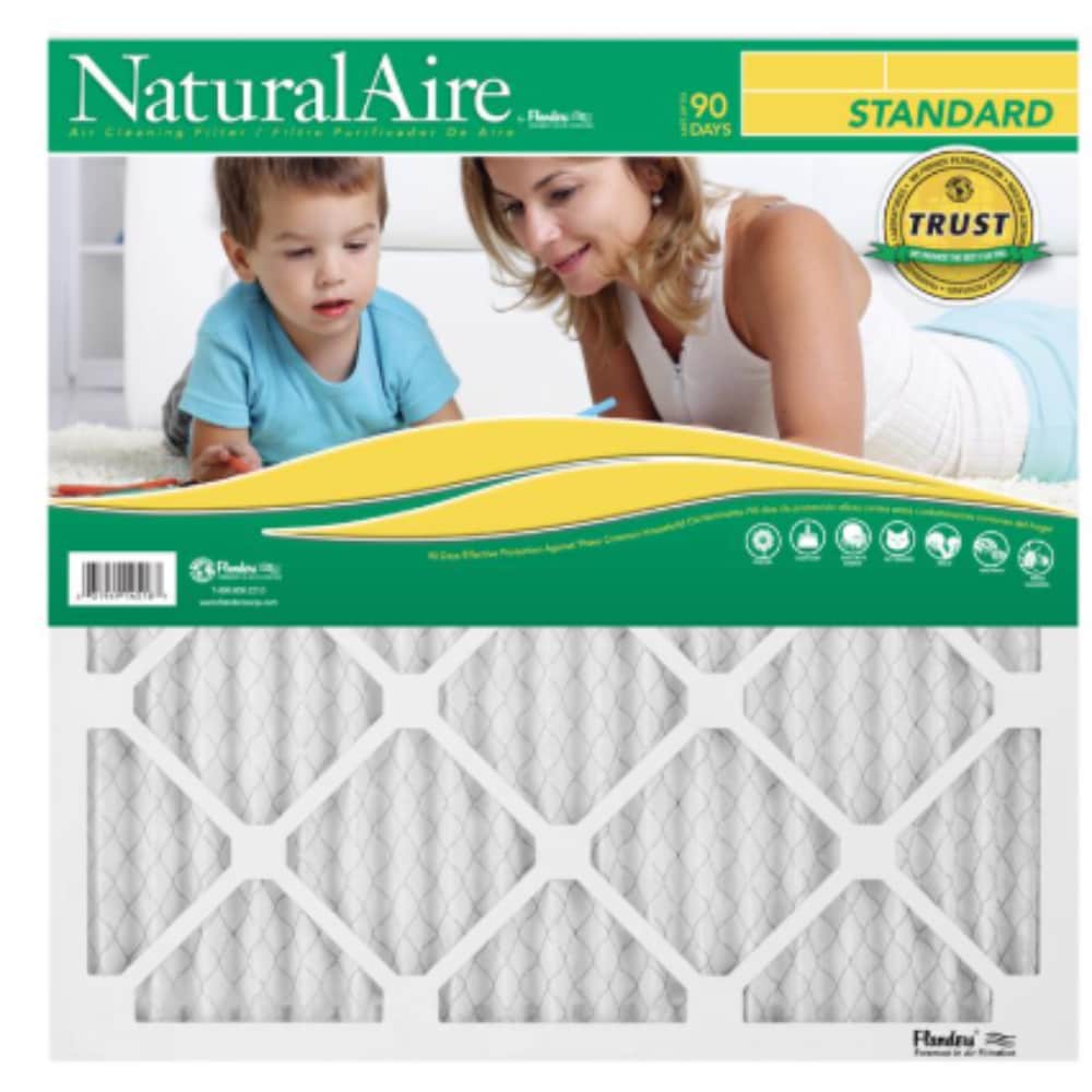 Perfect Aire NaturalAire 21 in. W X 21 in. H X 1 in. Synthetic 8 MERV Pleated Air Filter (Pack 12)