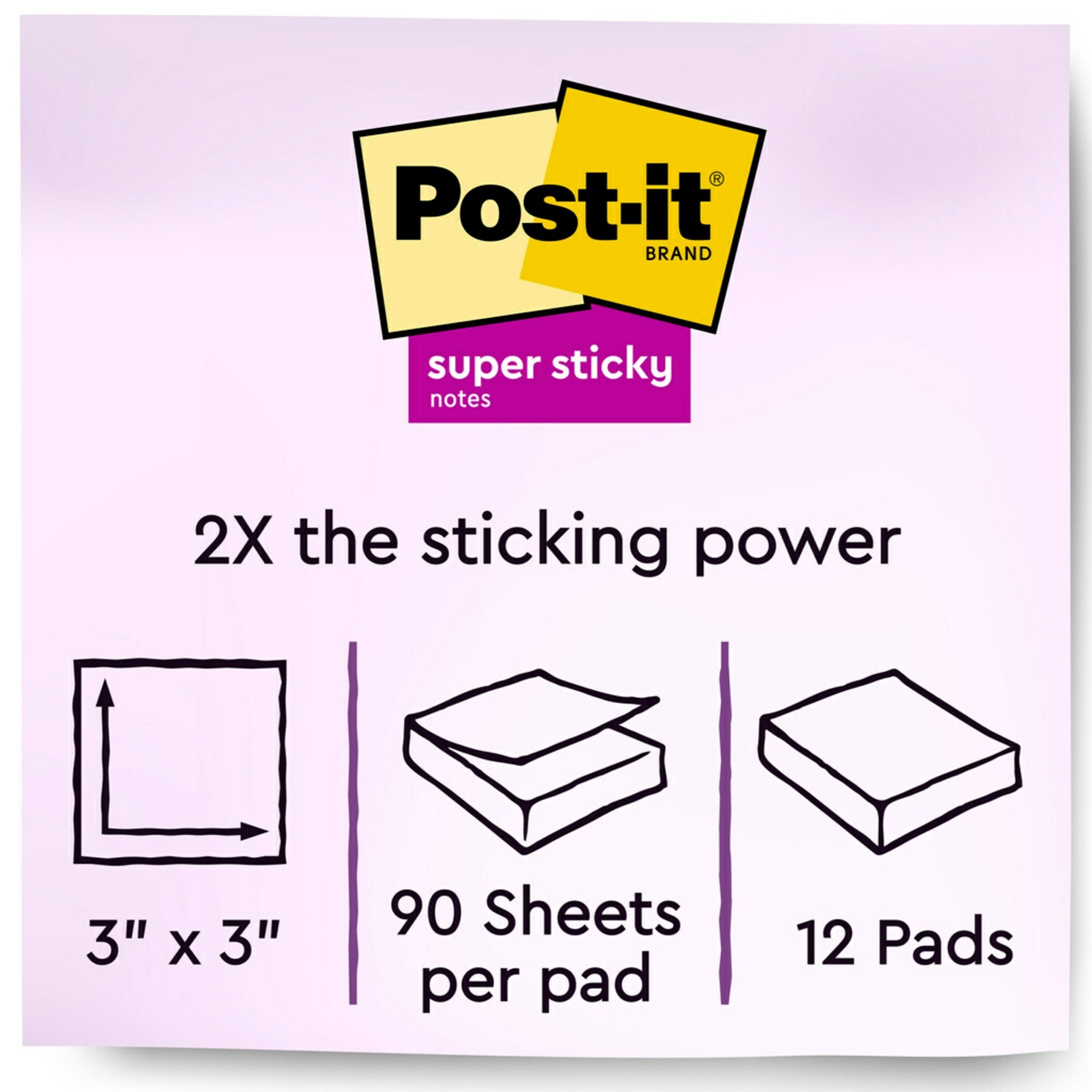 Post-it MMM65412SSCY Sticky-Notes - View #3