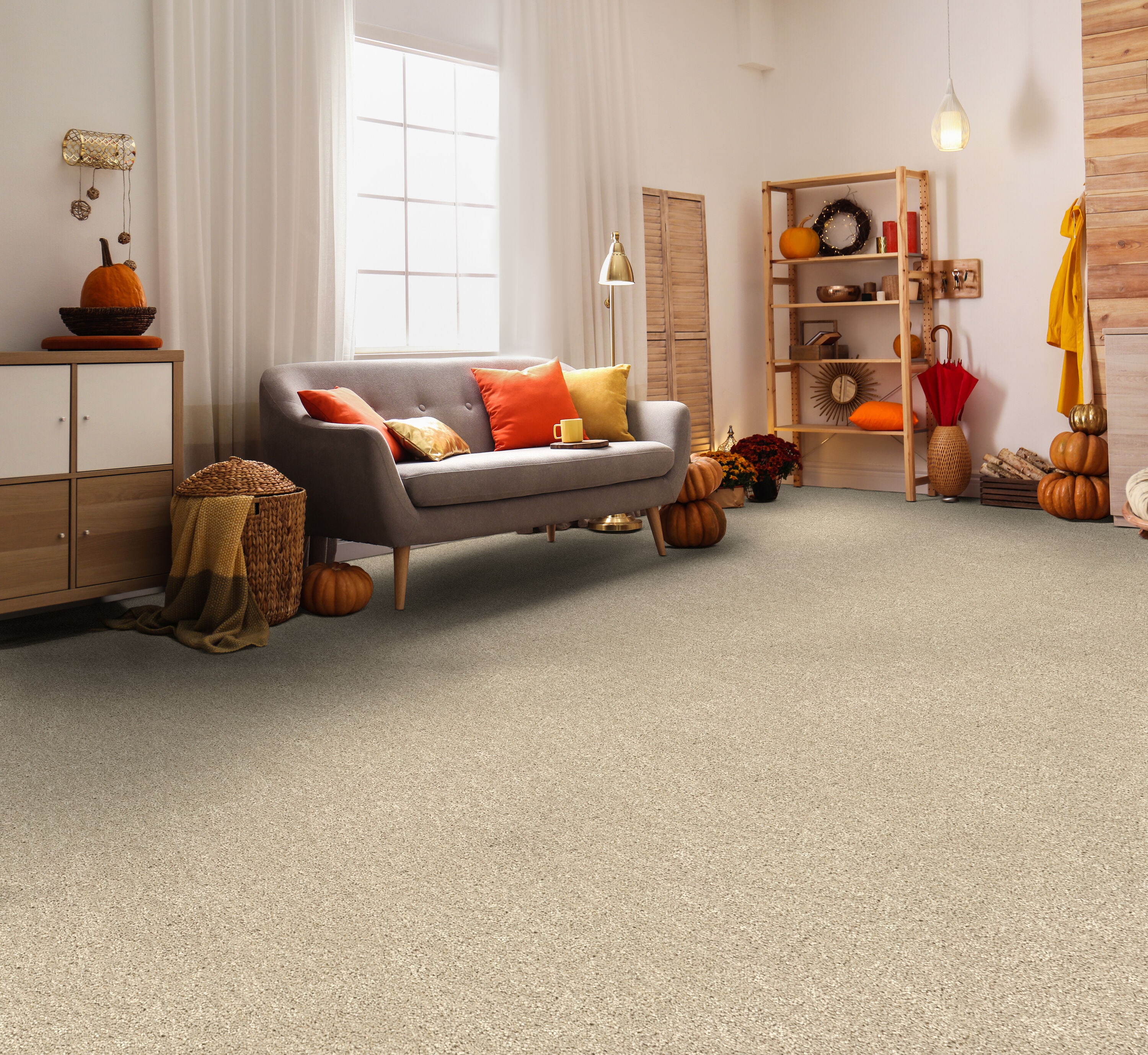 Style Selections Principled 12 Ft Sugar Cookie Rr Textured Indoor Carpet In The Department At Lowes Com