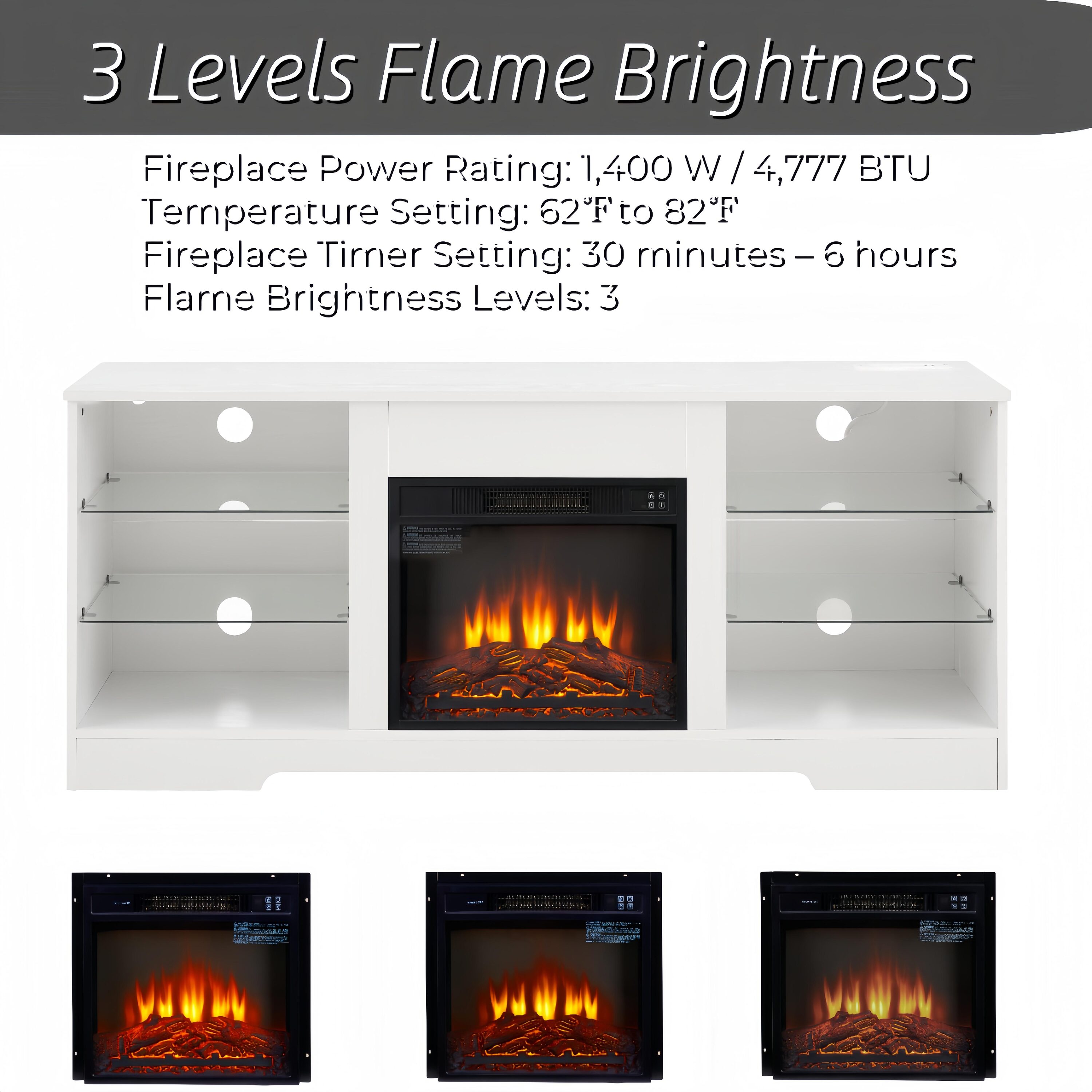 Bayfeve BFWD-49866-FP Electric-Fireplaces - View #7