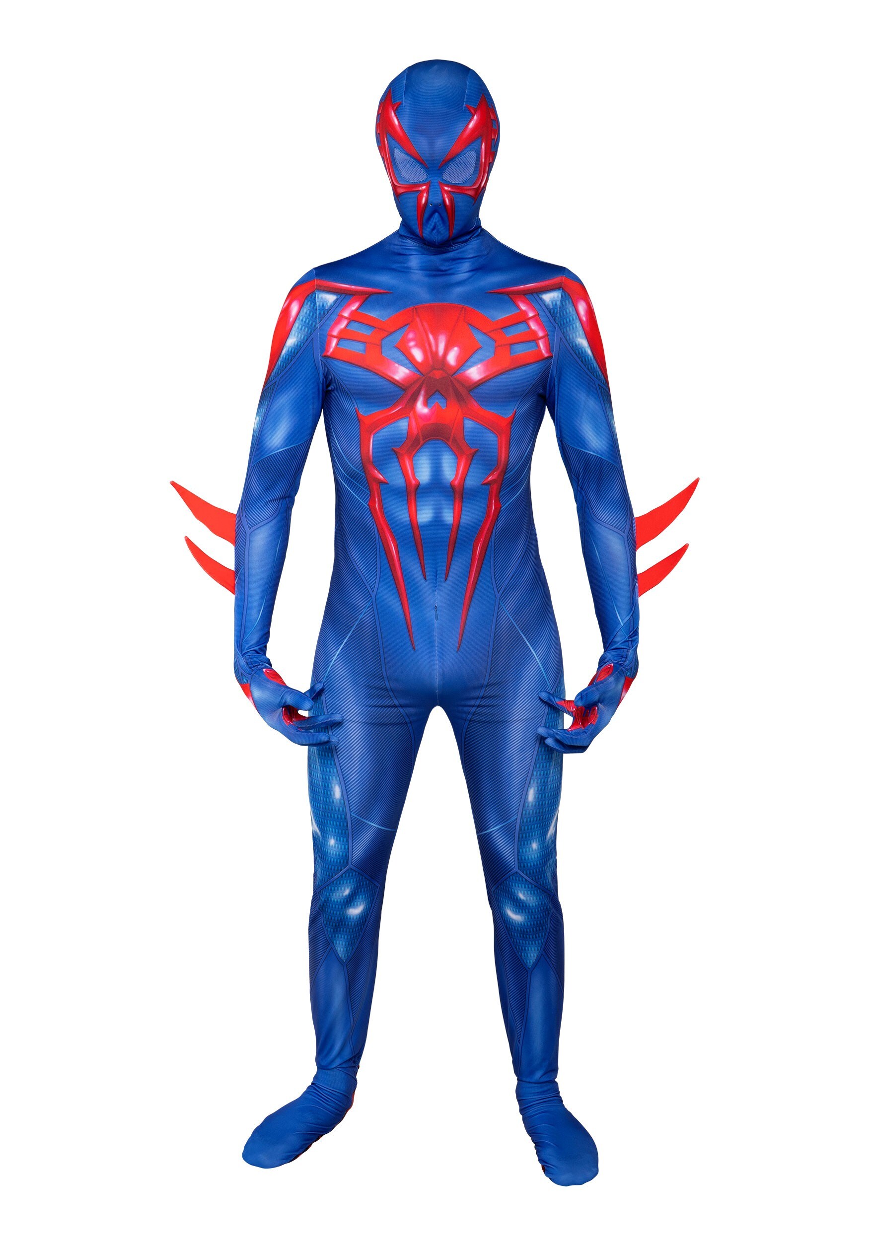 HalloweenCostumes Jazwares Adult Spider-Man 2099 PS5 Gaming Zentai Suit ...