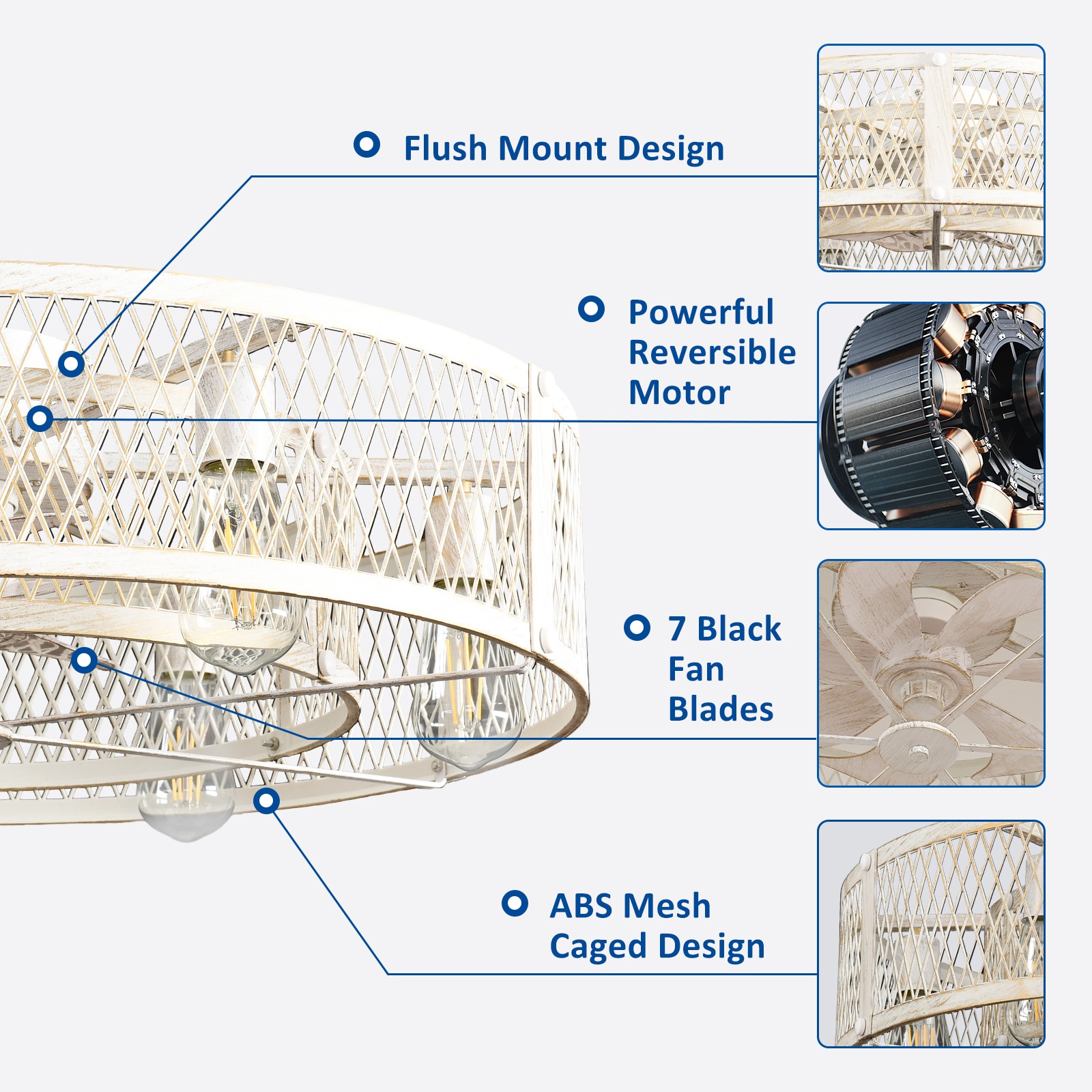 Dovanpaul 58-60CG-LW Ceiling-Fans - View #6