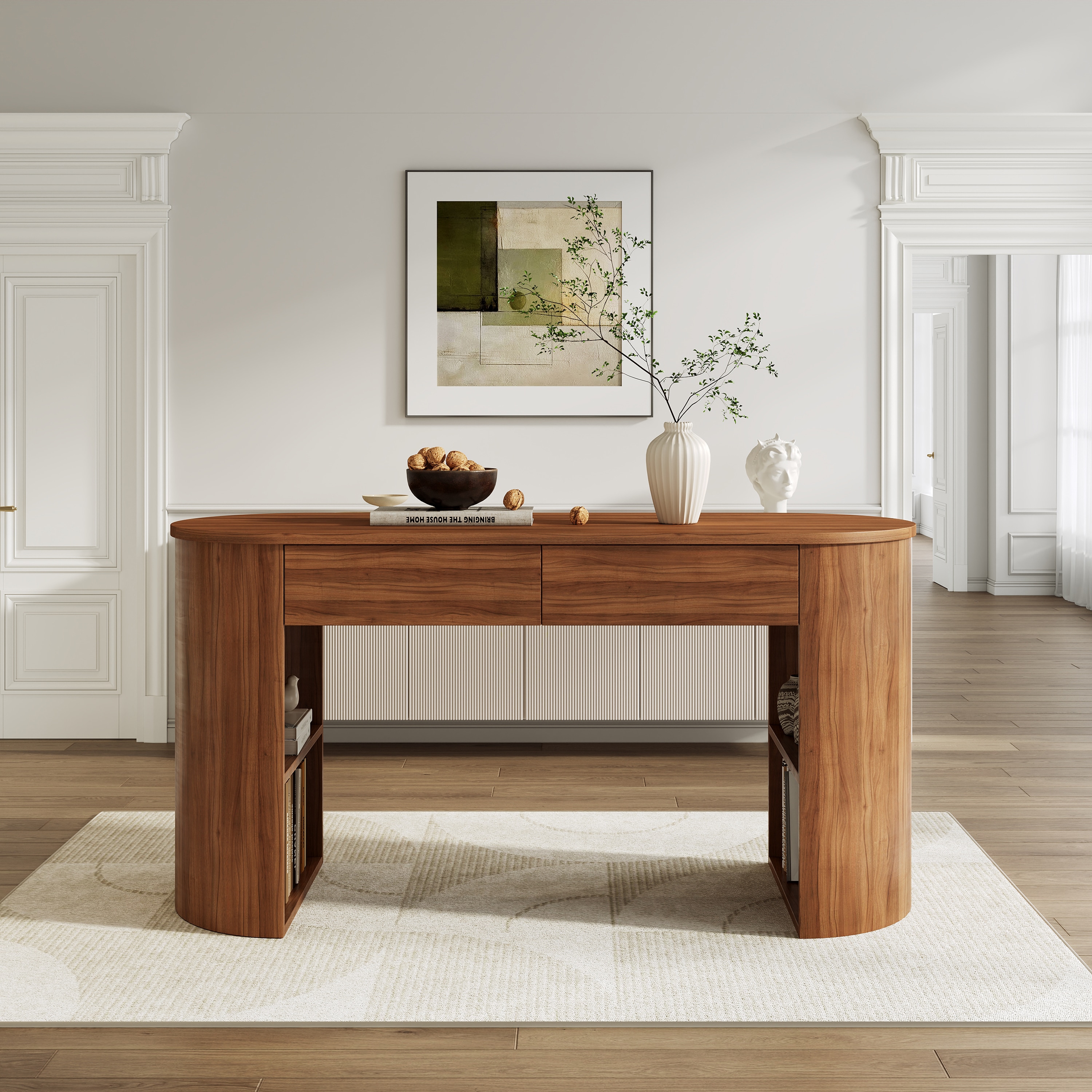 Christopher Knight Home Arvellon Modern Wood Storage Writing Desk