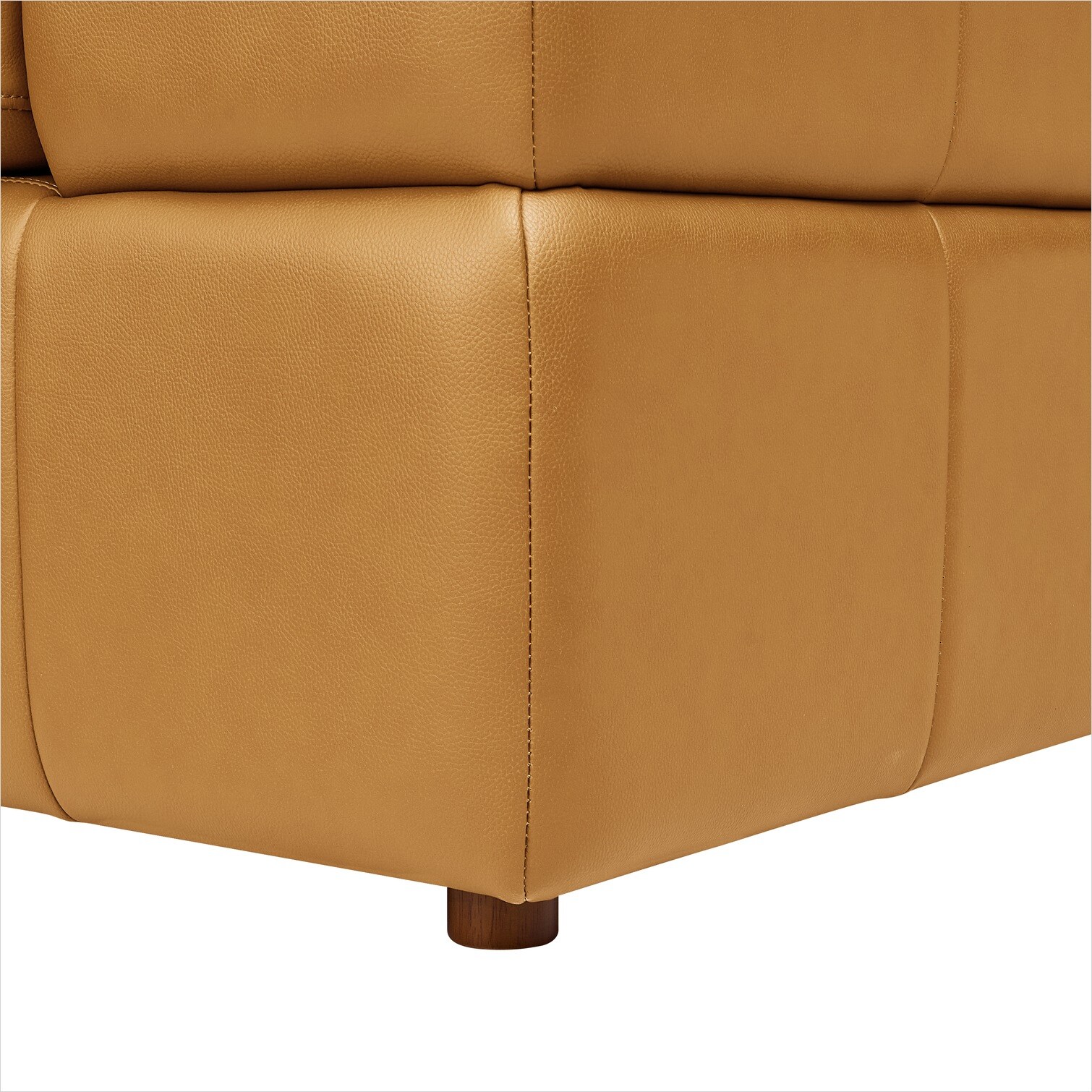 chillscreamni Modular L-Shape Sectional with Square Arms in Leather ...