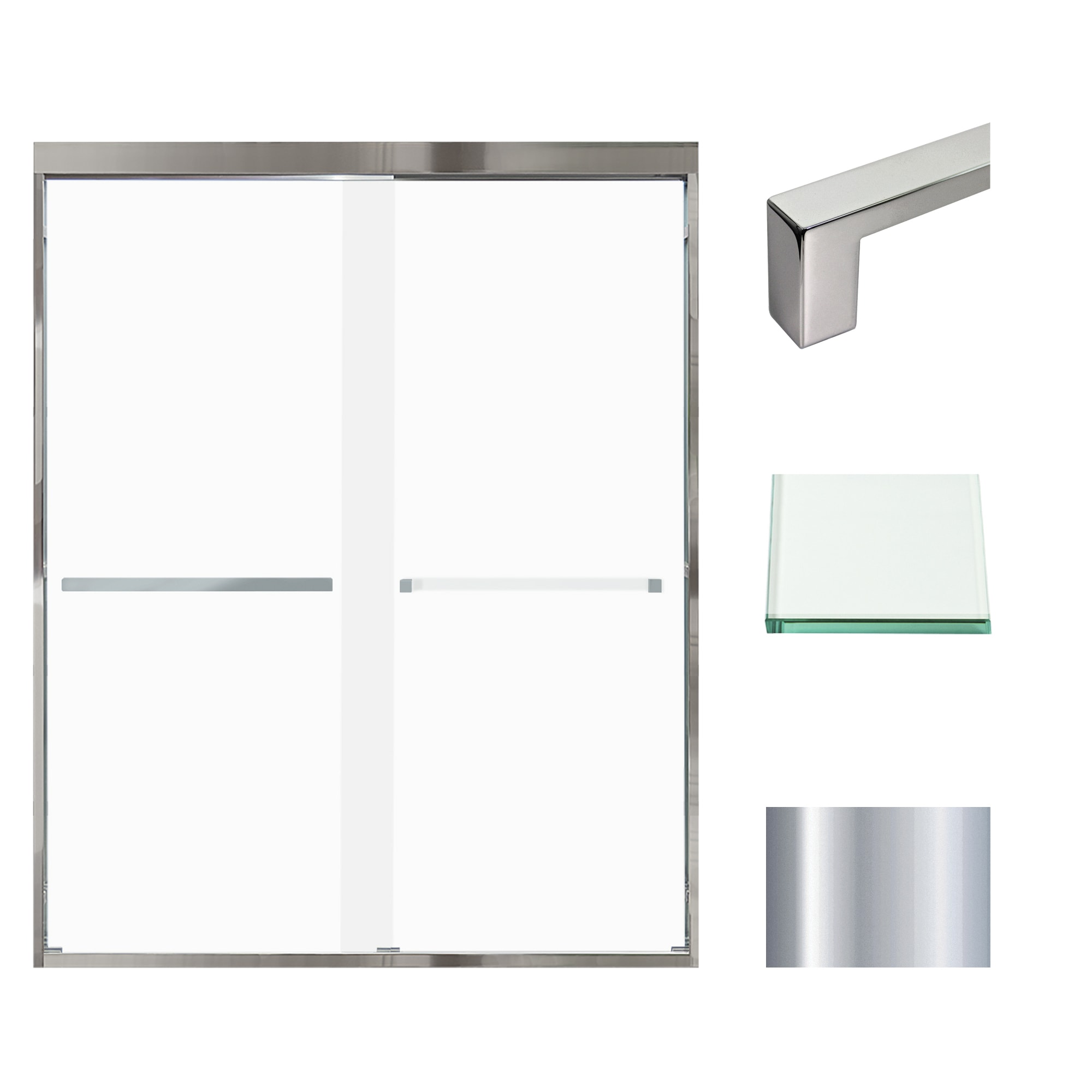 Transolid FBPT607608F-S-PC Shower-Doors - View #2