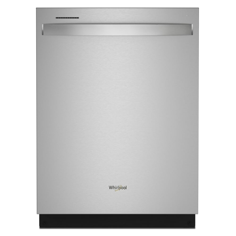 Whirlpool WDT970SAKZ Eco Series Extra Large Capacity 24-in Top Control Built-in Dishwasher With Third Rack ( Fingerprint Resistant Stainless Steel ) , 47-Decibel Very Quiet Sound Level