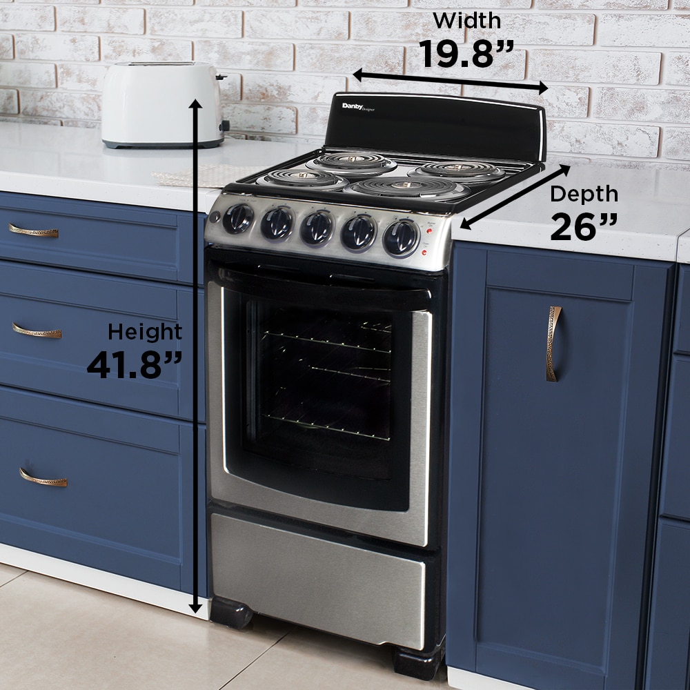 Danby 20 White 4-Burner Electric Range - DER202W – Kitchen Oasis
