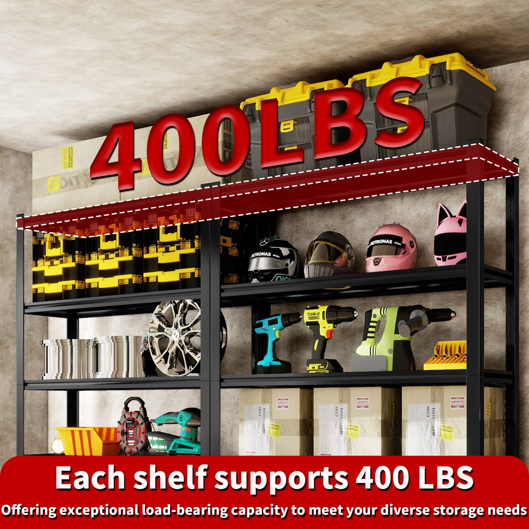 ToolCat NGG30-33-DSG Free-Standing-Shelving - View #5