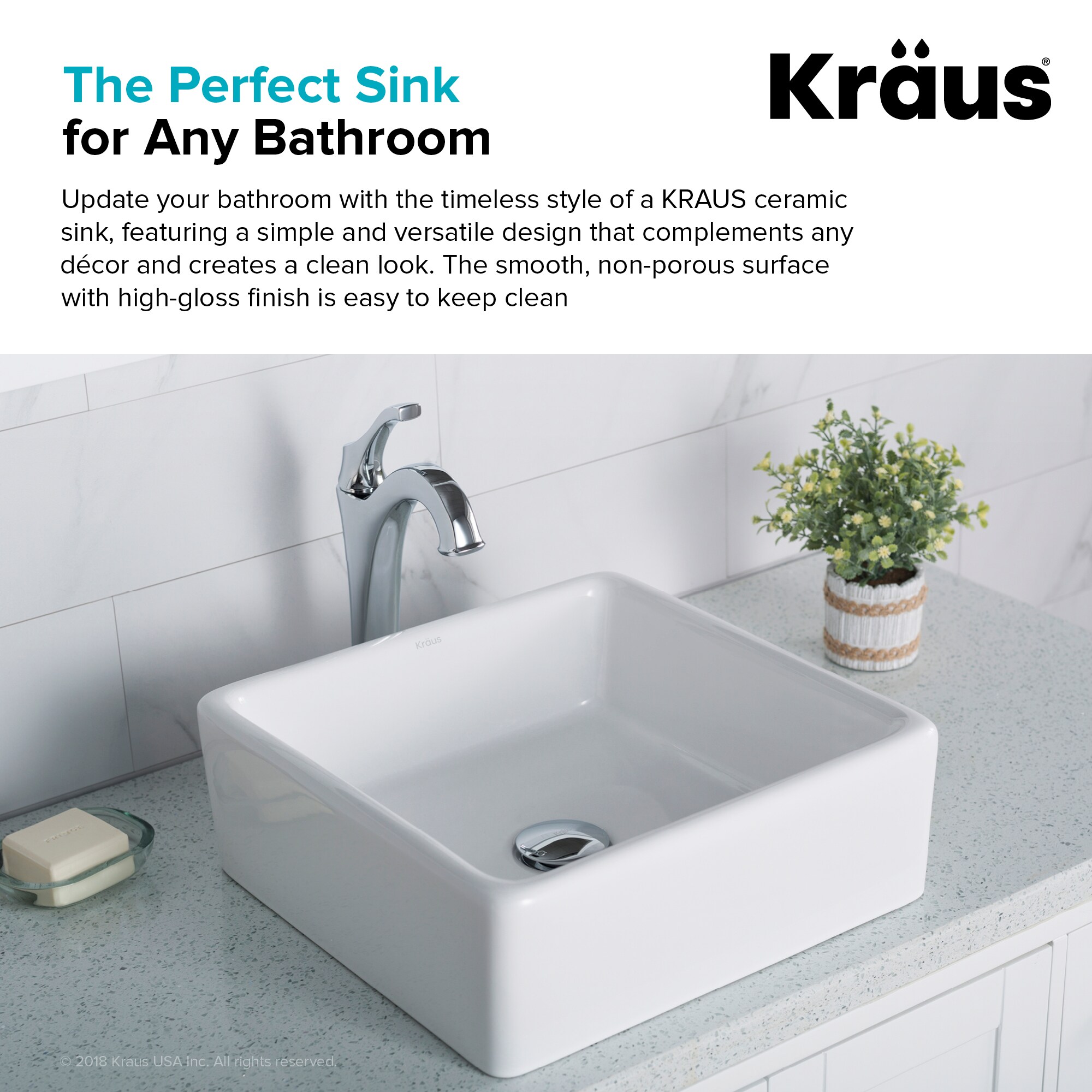 Kraus KCV-120 Bath-Sink - View #7