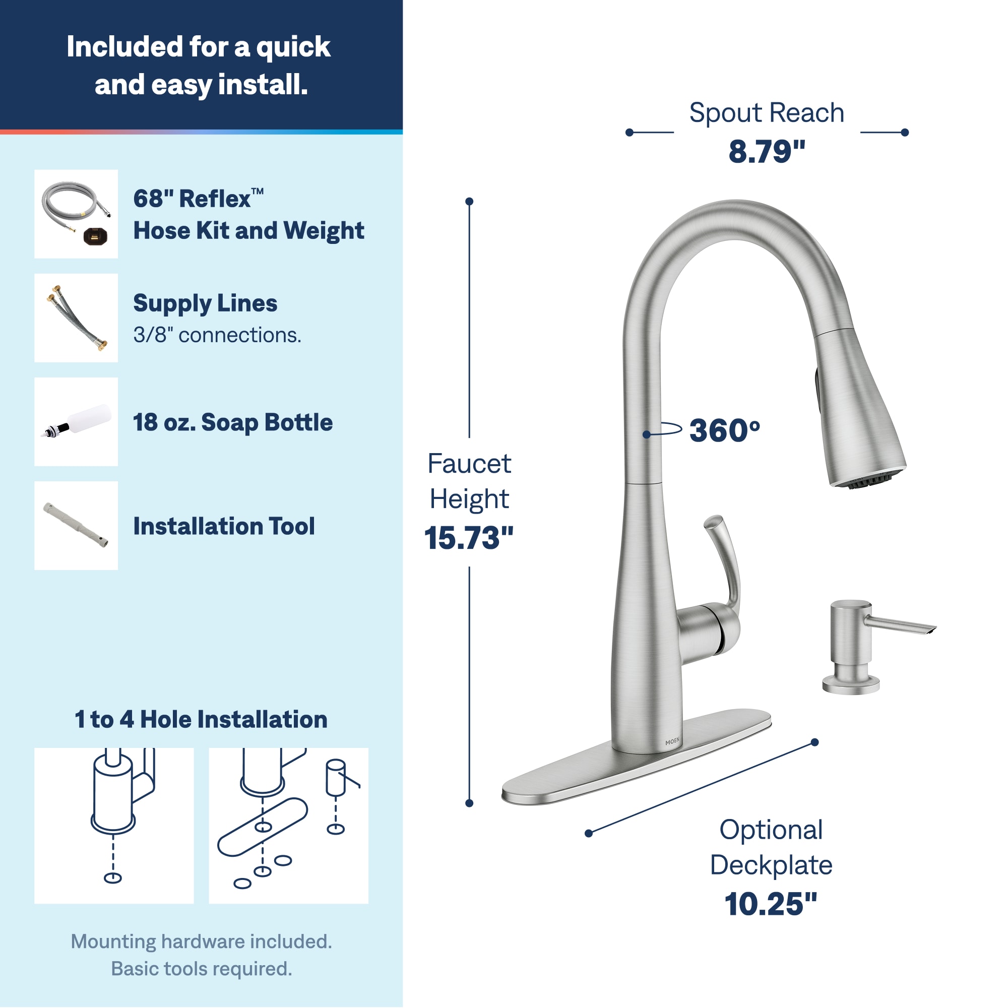 Moen 87014SRS Kitchen-Faucets - View #3
