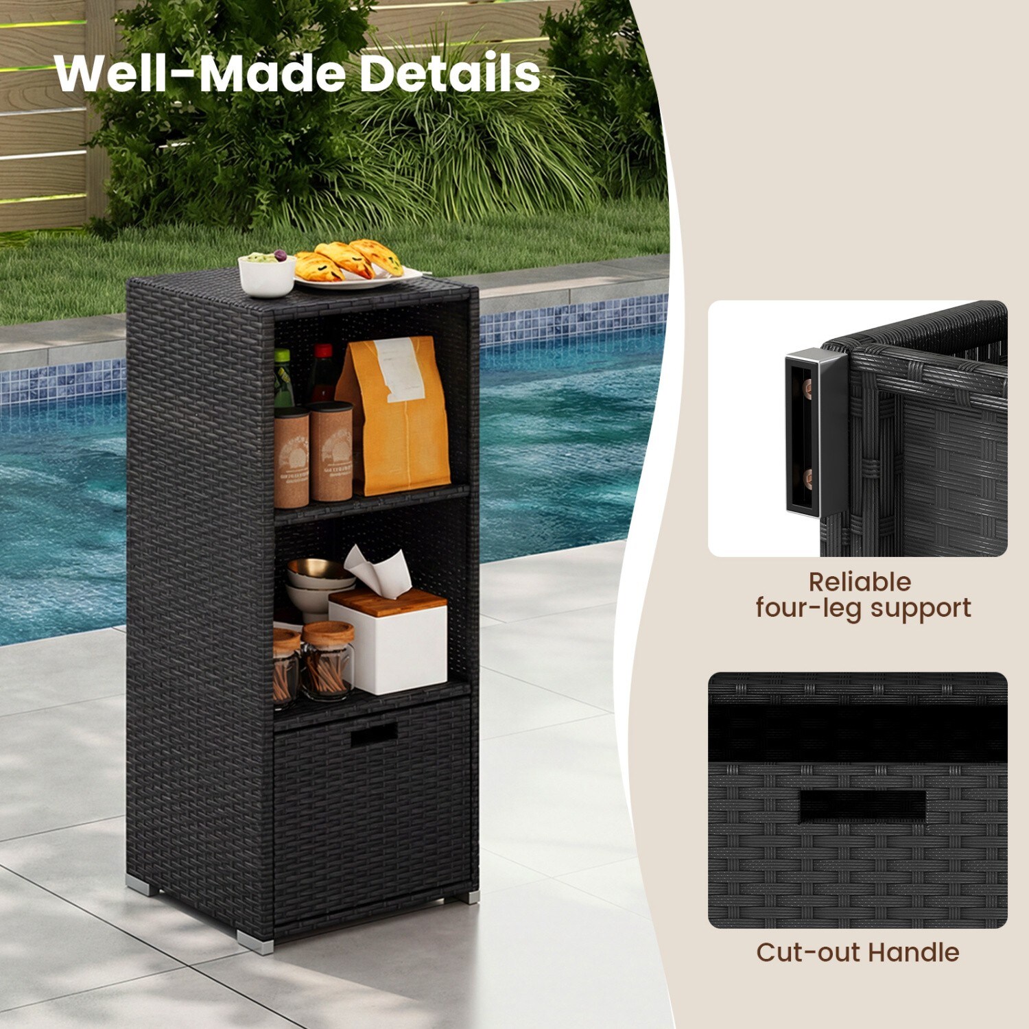 LIVIZA OUS75332DK Small-Outdoor-Storage - View #4