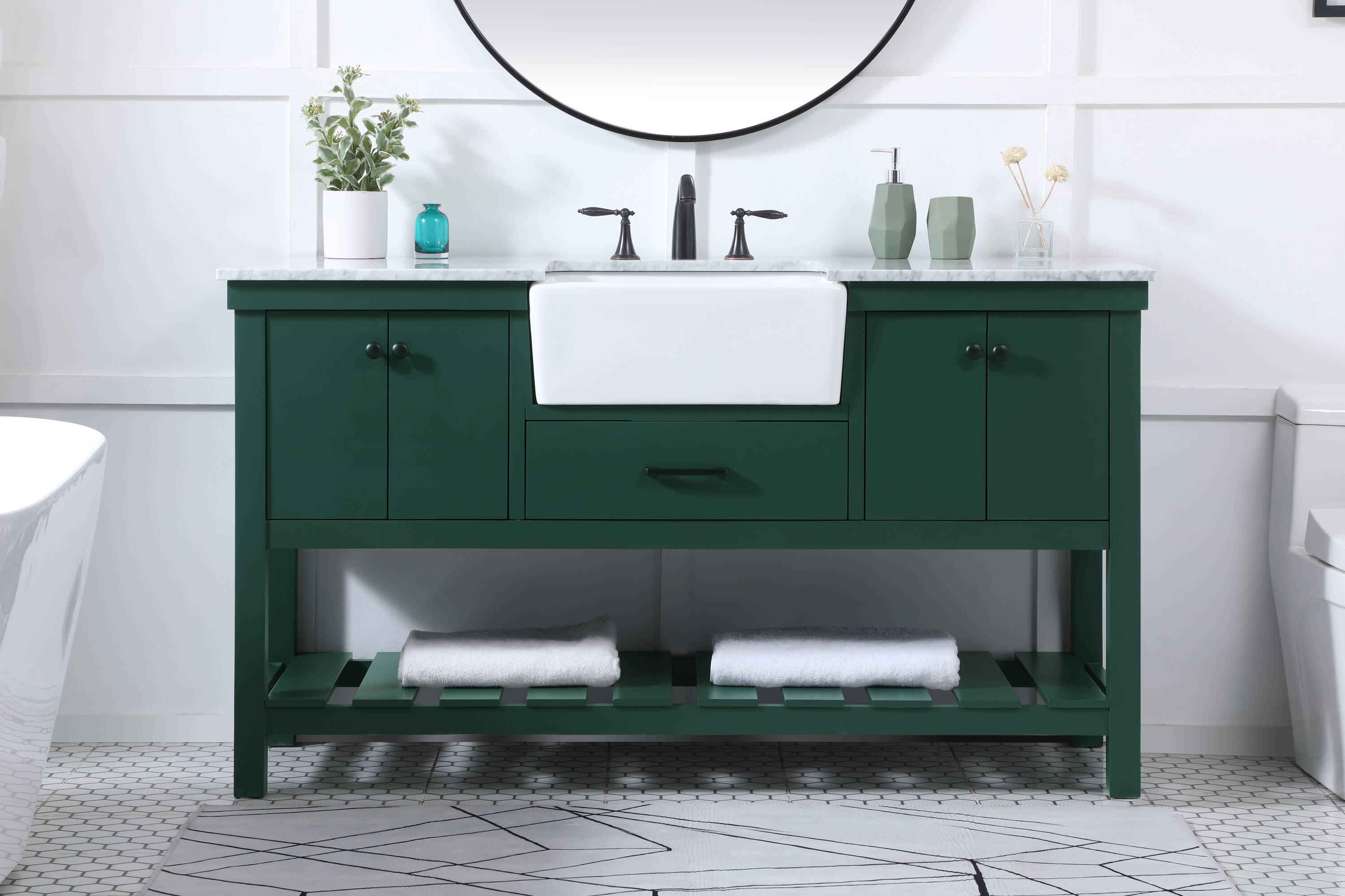 Elegant Decor HF180480GN Bath-Vanity-Combo - View #2