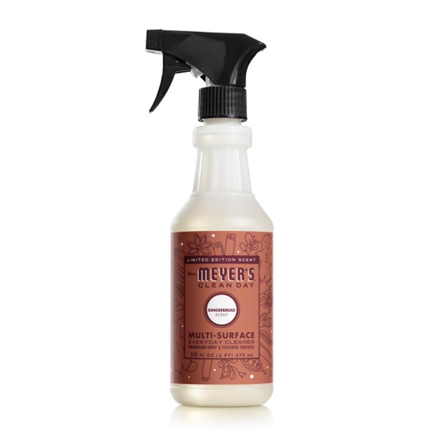 Mrs. Meyer's Clean Day EJD1034618--6-1 Gingerbread Scent Multi Purpose Cleaner Liquid Spray 16 oz Case of 6