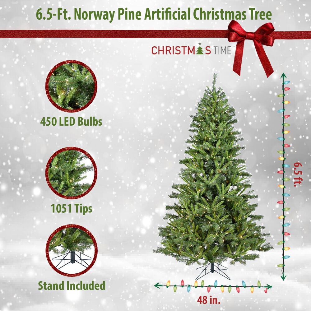 Christmas Time CT-NP065-LED Artificial-Christmas-Trees - View #4