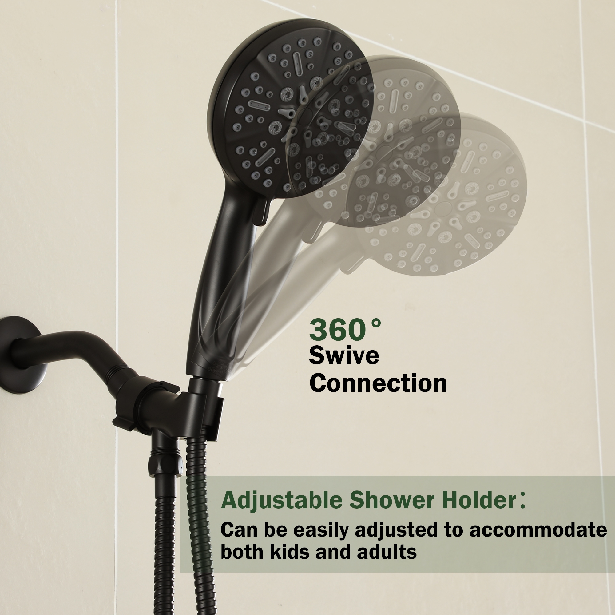 Clihome TWHSB015-5MB Fixed-Showerhead - View #7