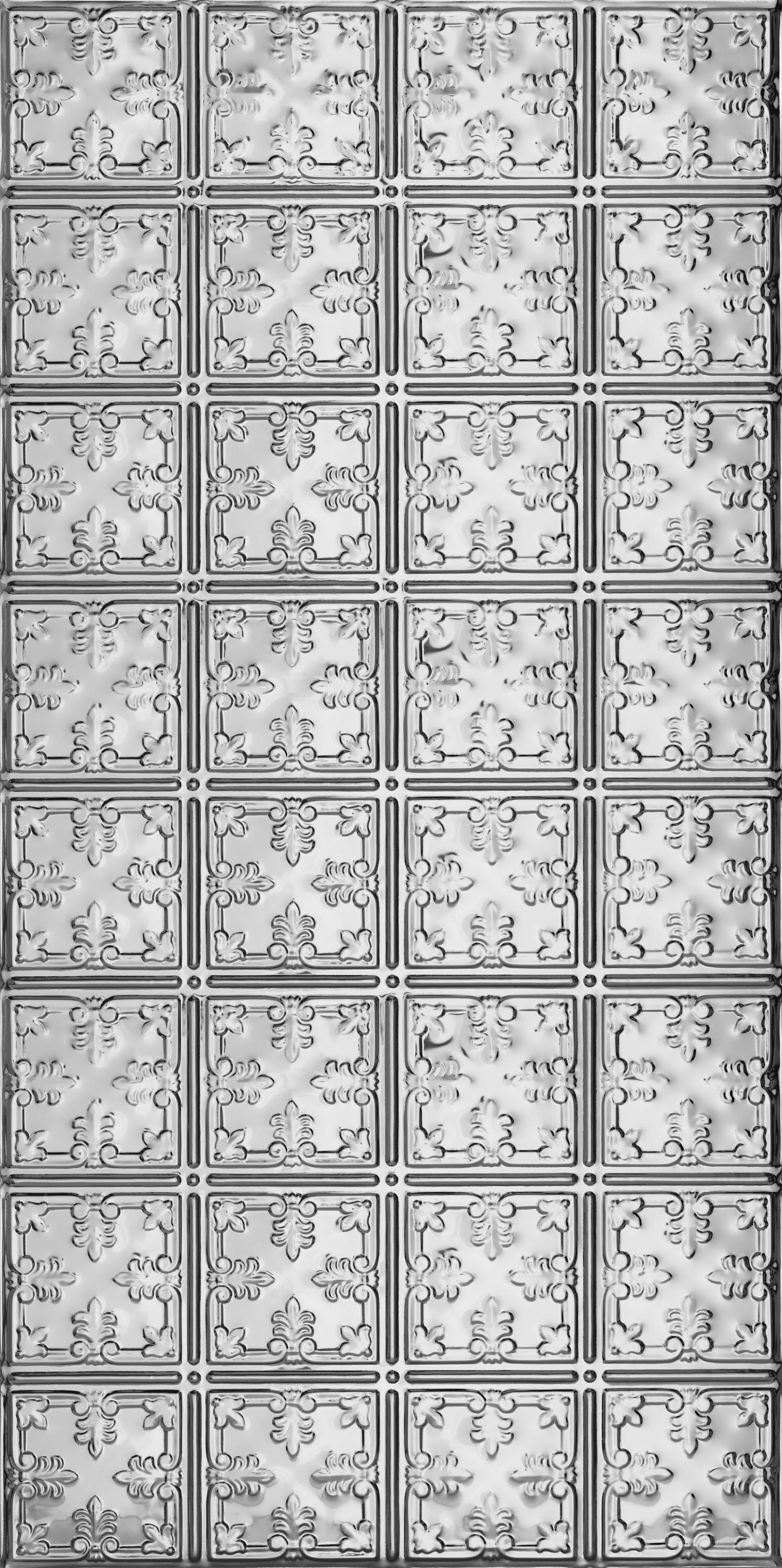 Armstrong Ceilings 5424210NAM 4-ft x 2-ft Metallaire Vine Chrome Aluminum Surface-mount Ceiling Tile (1-Pack, 8-sq ft / Case)
