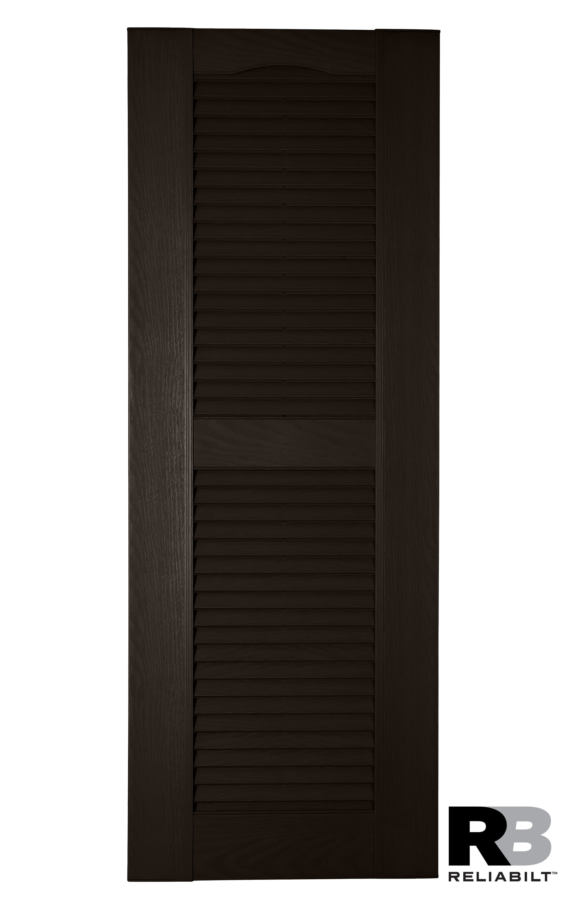 RELIABILT LVRCT1867206 17.75-in W x 67-in H Chocolate Chip Polypropylene Exterior Shutters (2-Pack)