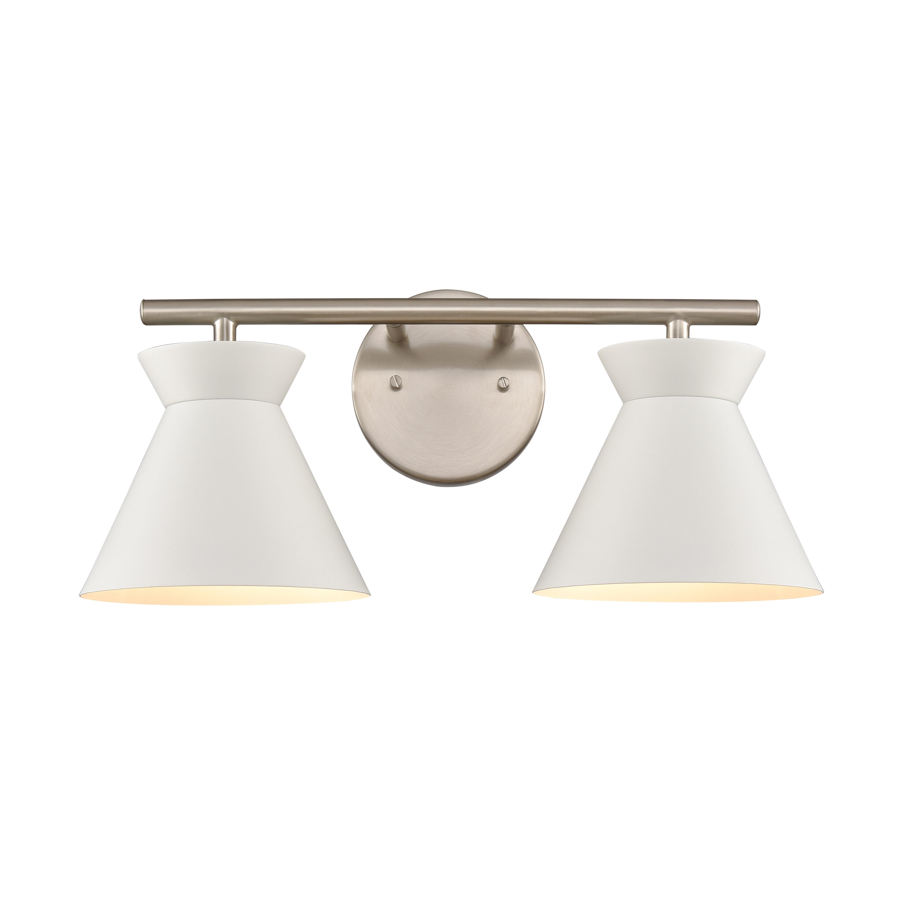 Westmore by ELK Lighting LW-202302010238 Shore 18-in 2 -Light Brushed Nickel Transitional Vanity light