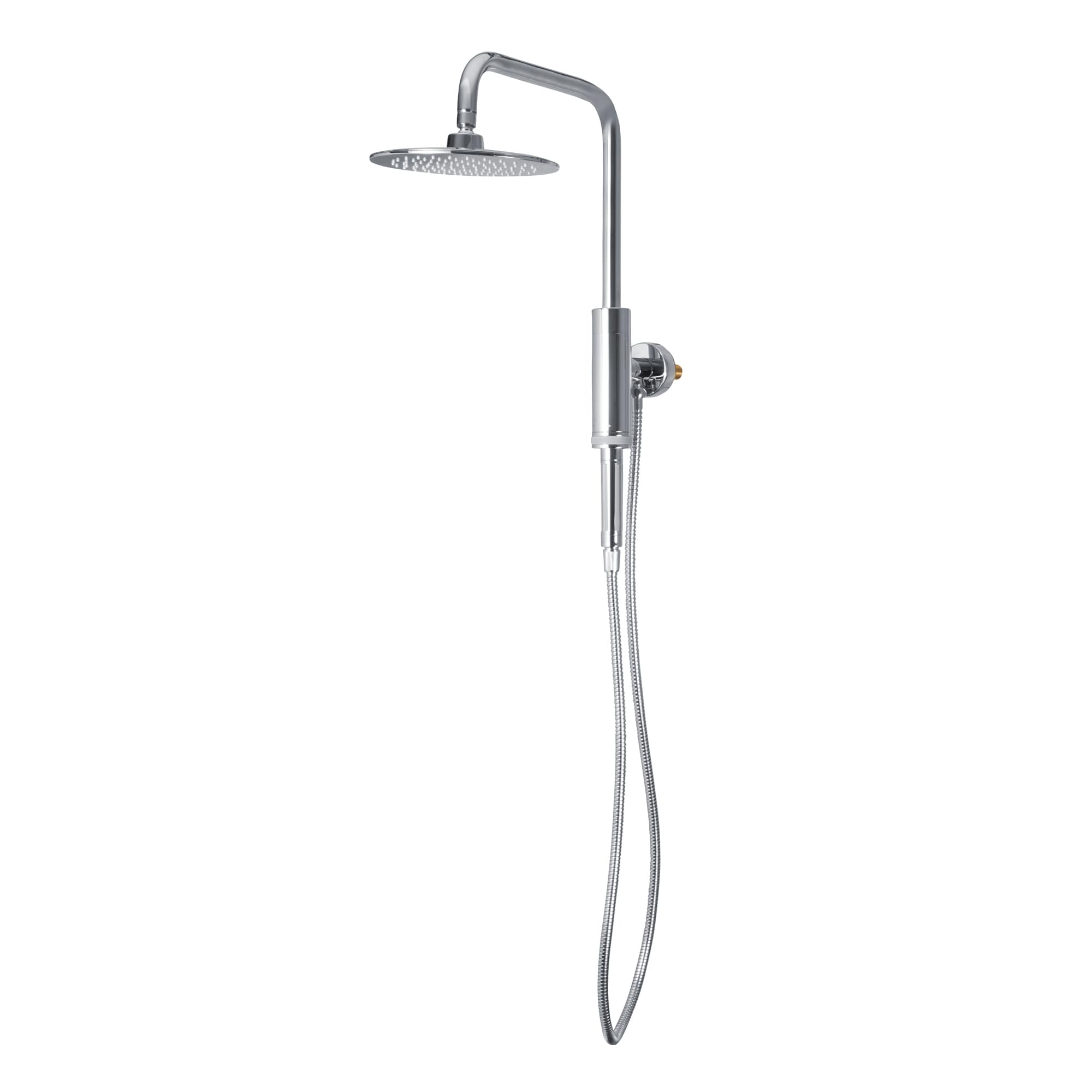 PULSE 1052-CH-1.8GPM Retro Fit 6 -Settings Chrome 8-in Round Dual/Combo Rain Shower Head 1.8 GPM