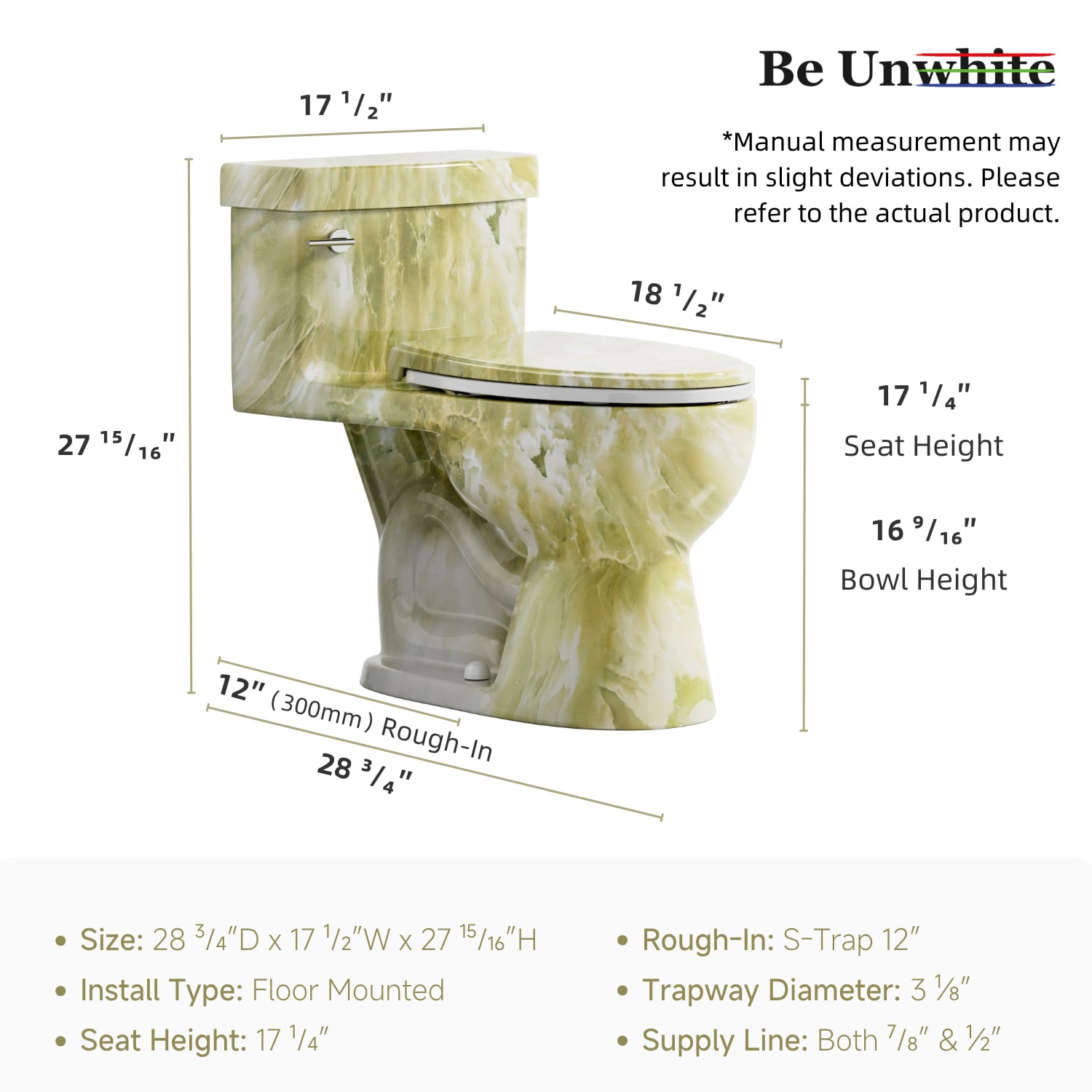 Be UnWhite LSBU02T05 toilets - View #8