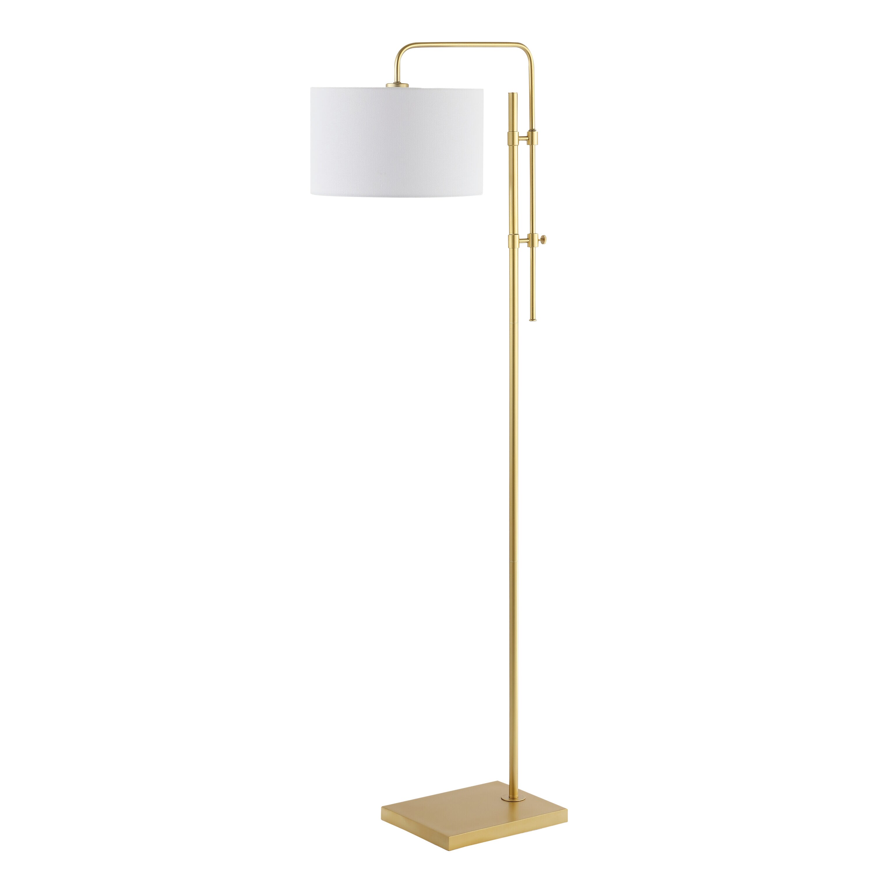 Safavieh Floor lamps 62-in Gold Shaded Floor Lamp in the Floor Lamps ...