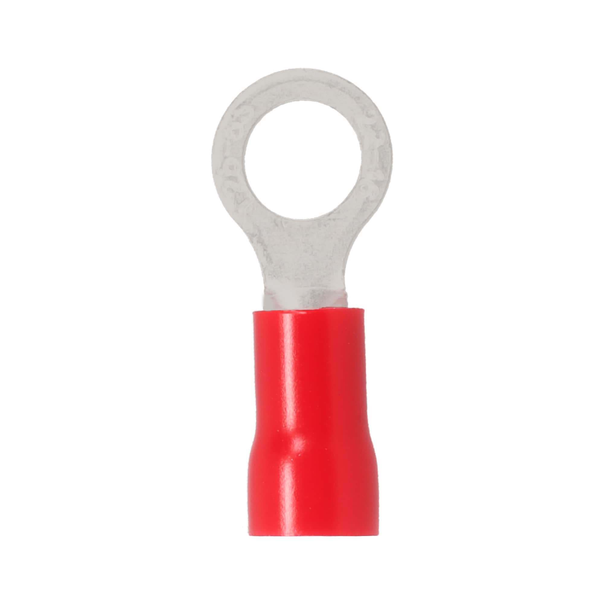 22-16 AWG #10 Stud Vinyl Ring Red 20 -Count