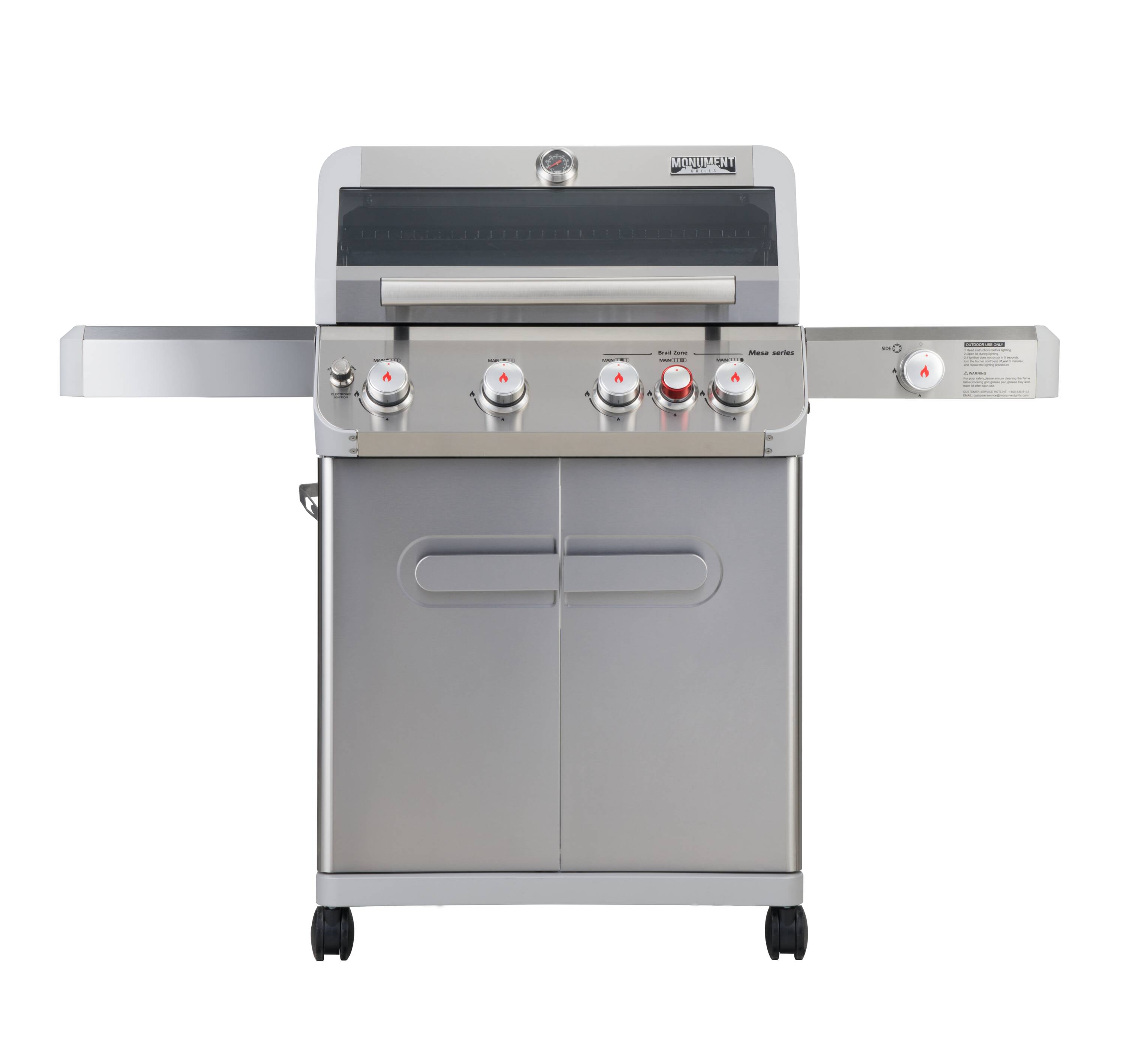 Monument Mesa Stainless Steel Liquid Propane Gas Grill M415BZ Sansujyuku sansujyuku.com