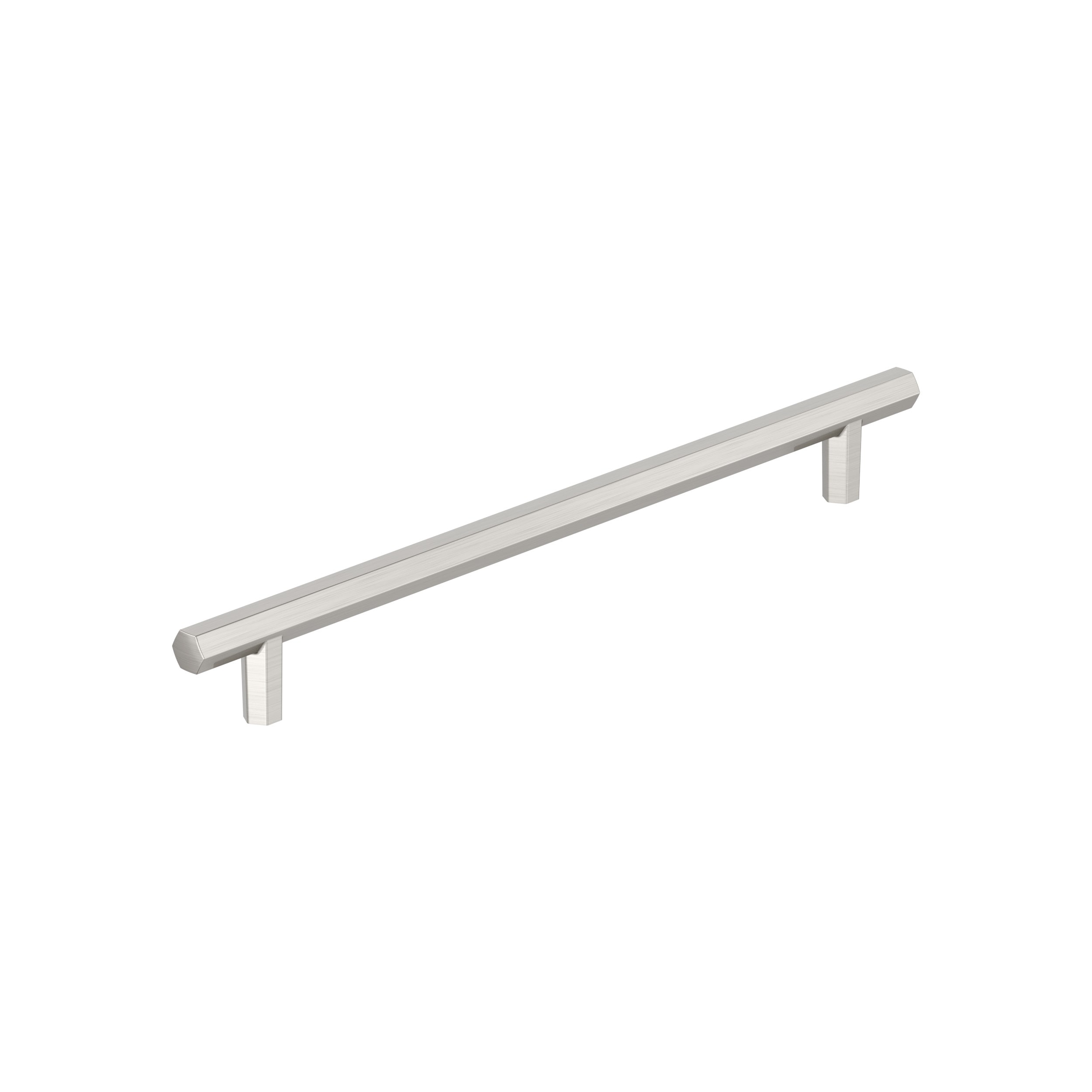 Satin Nickel 8-13/16 inch Modern Bar Pull