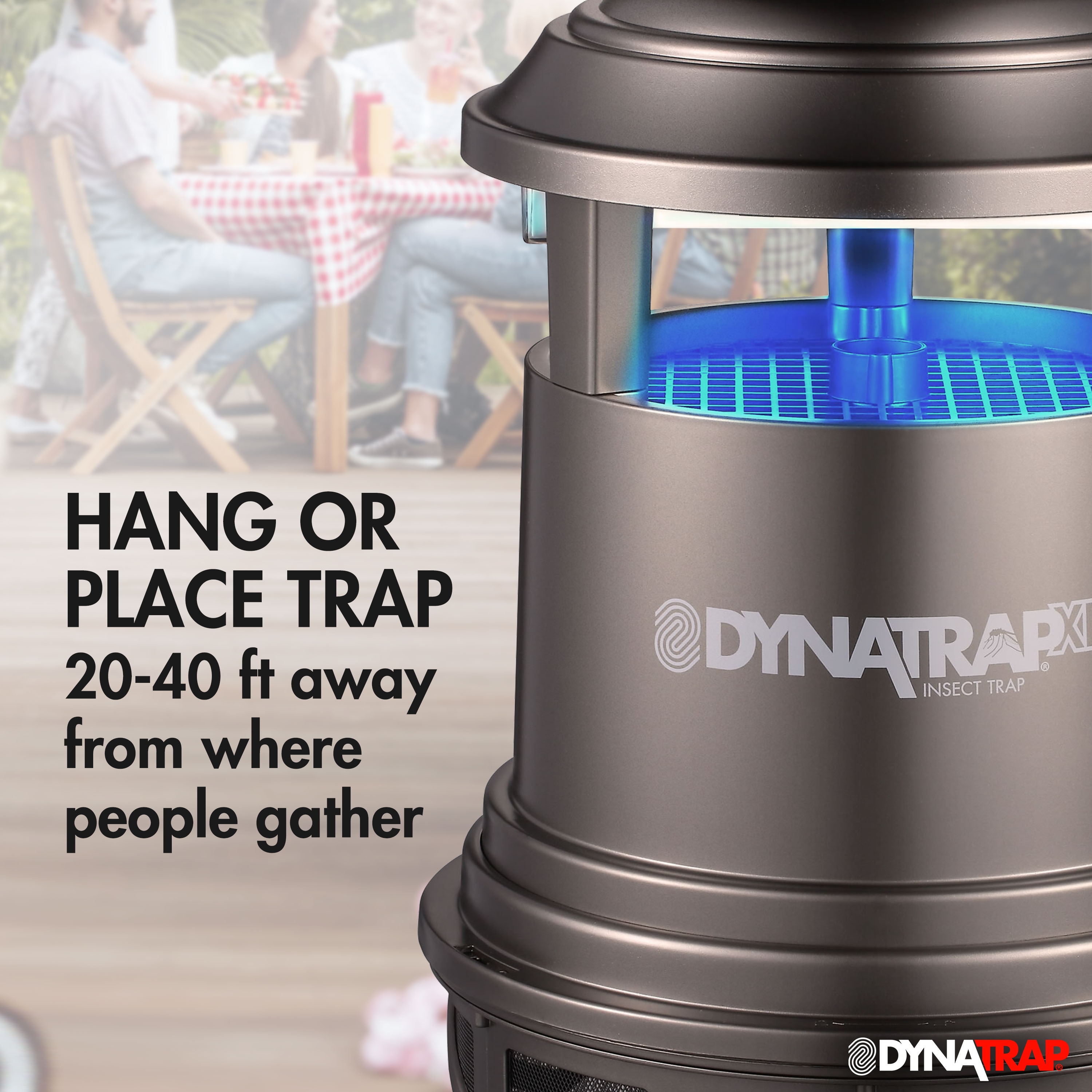 DynaTrap DT2000XLPSR Large Mosquito & Flying Insect Trap – Kills