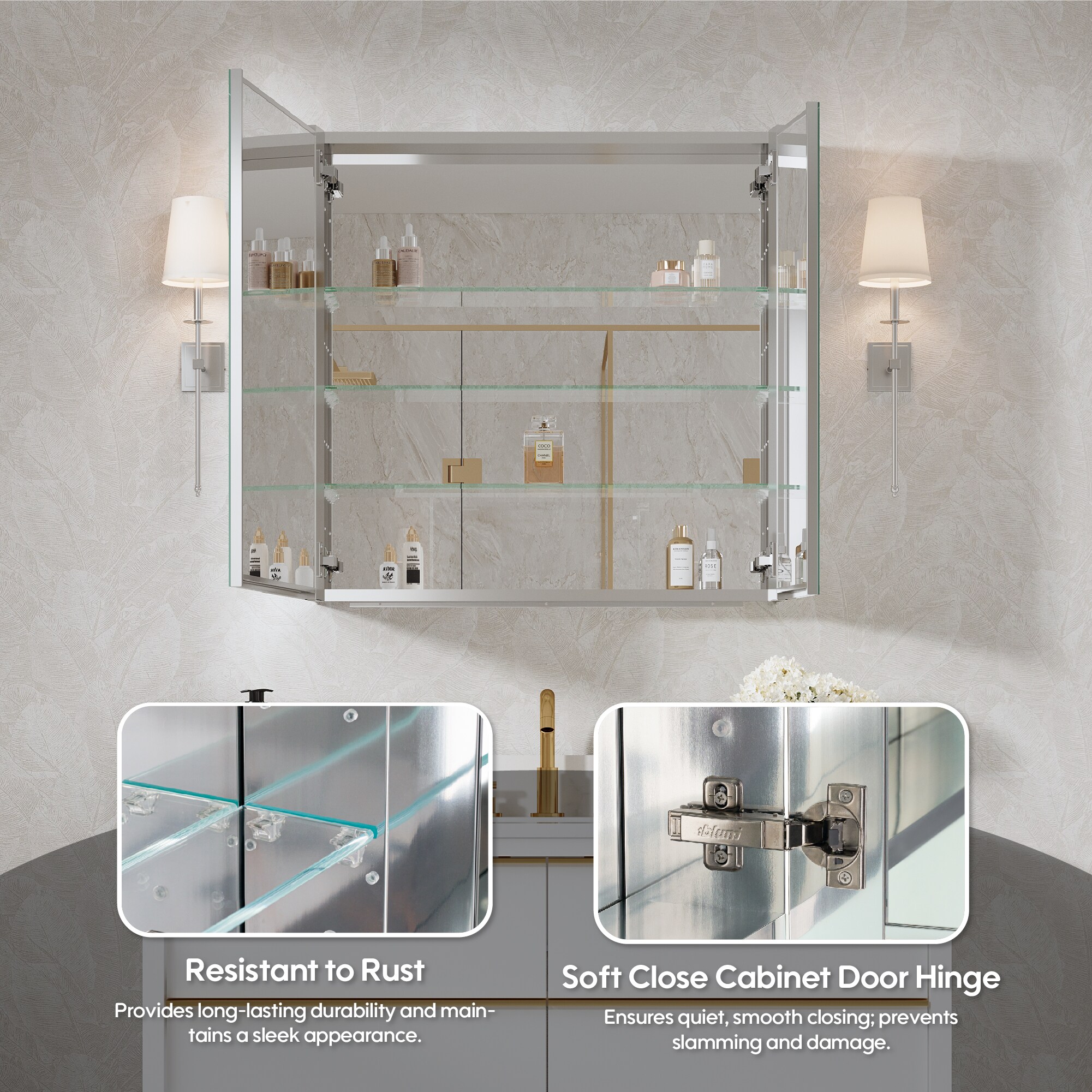 WELLFOR EX-20F4836 Bathroom-Medicine-Cabinets - View #8